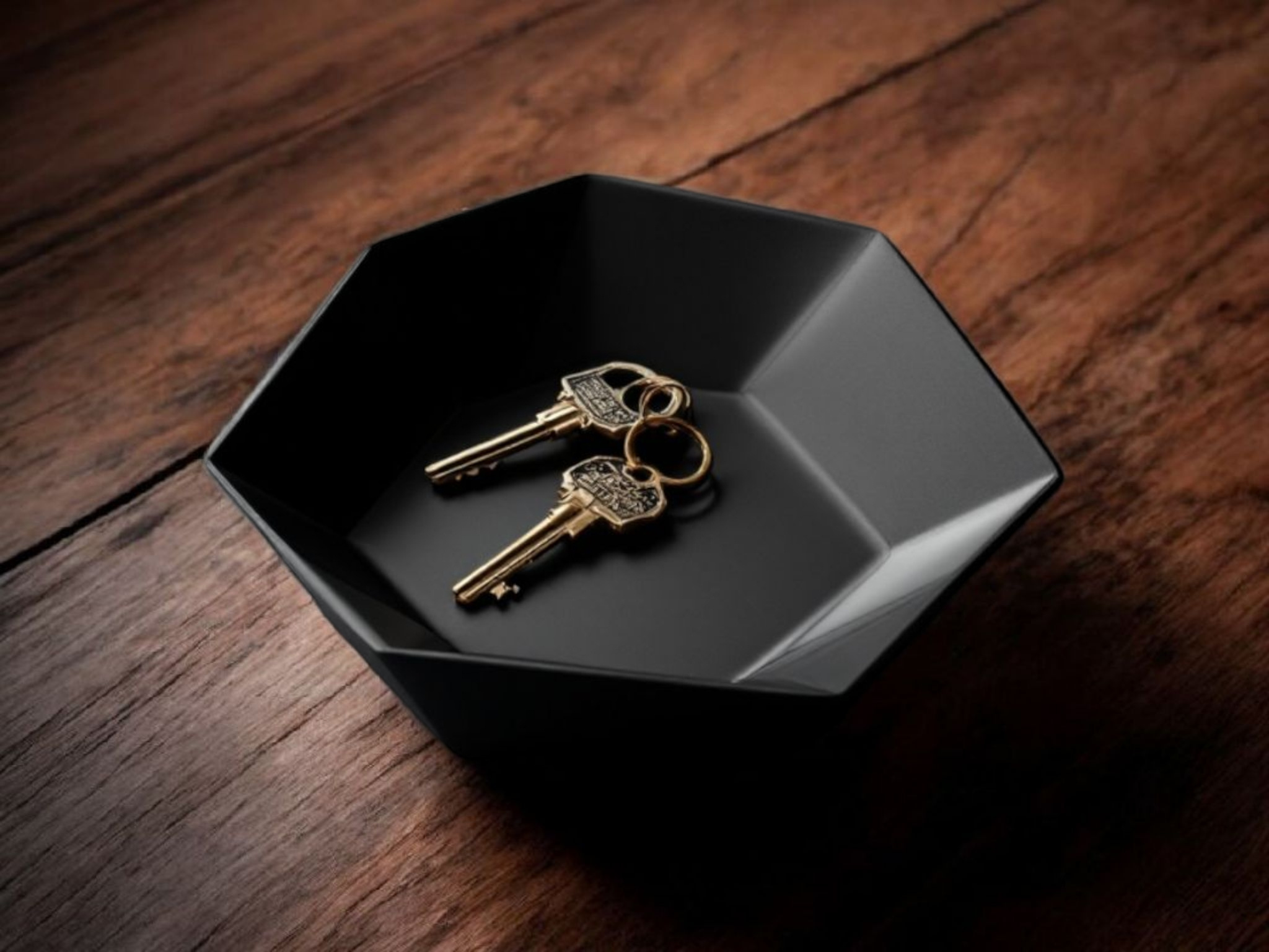 Modern Heptagonal Key And Coin Tray, Bowl commercial STL file Bowls by Deltaprints