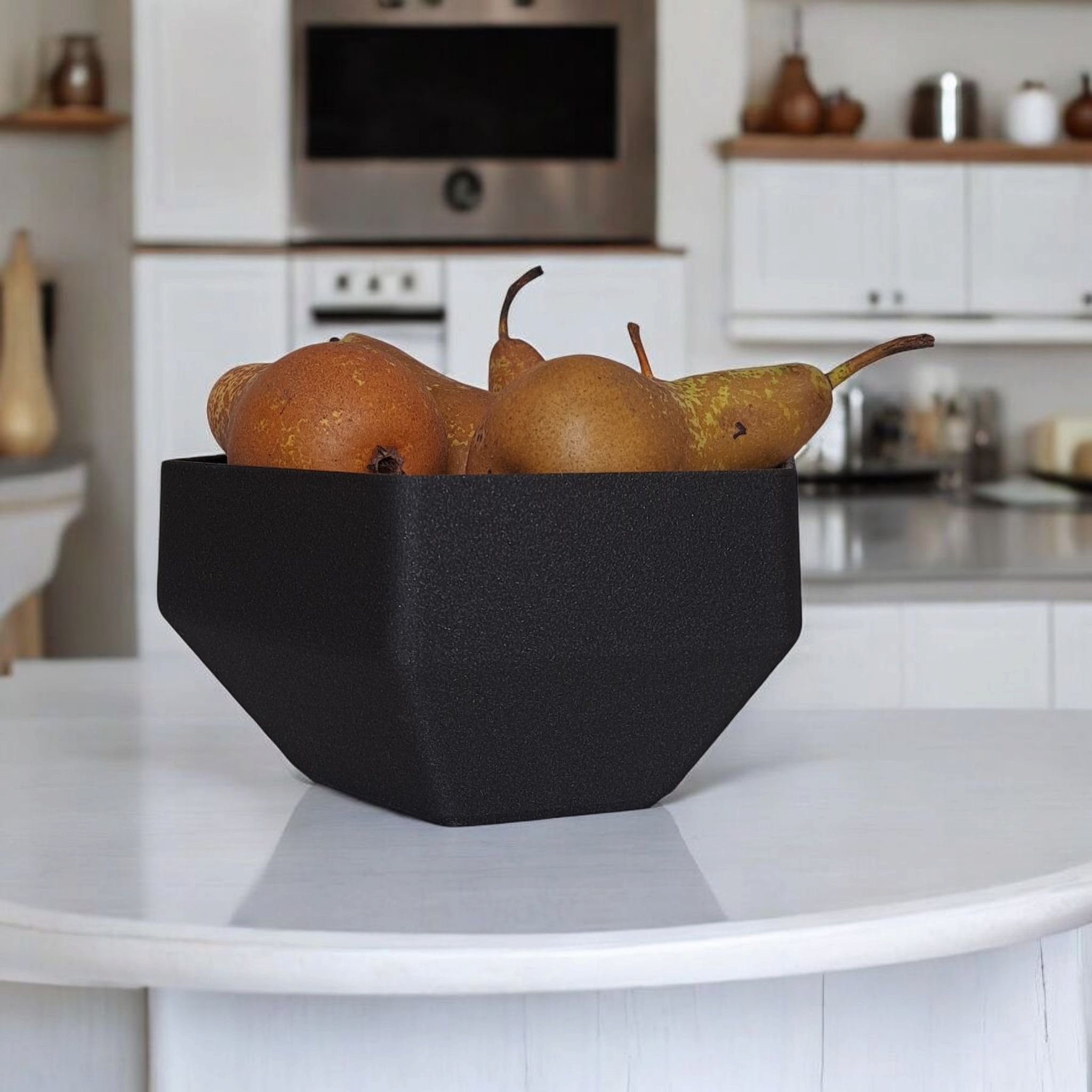 Minimalist Hexagonal Bowl 3D print product image 2 by Deltaprints