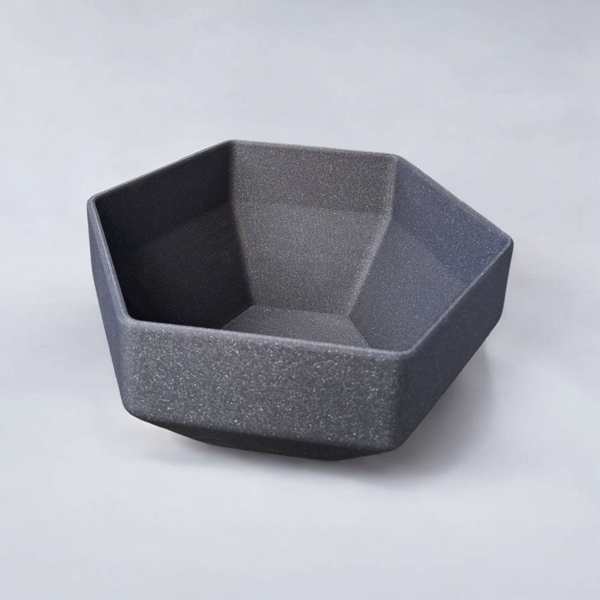 Minimalist Hexagonal Bowl 3D print product image 3 by Deltaprints