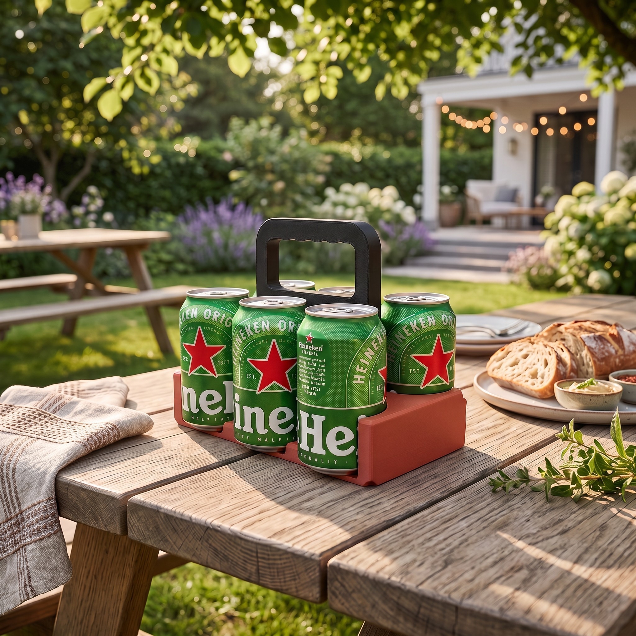 Beer Brick – The Ultimate Can Caddy 3D print product image 3 by Deltaprints