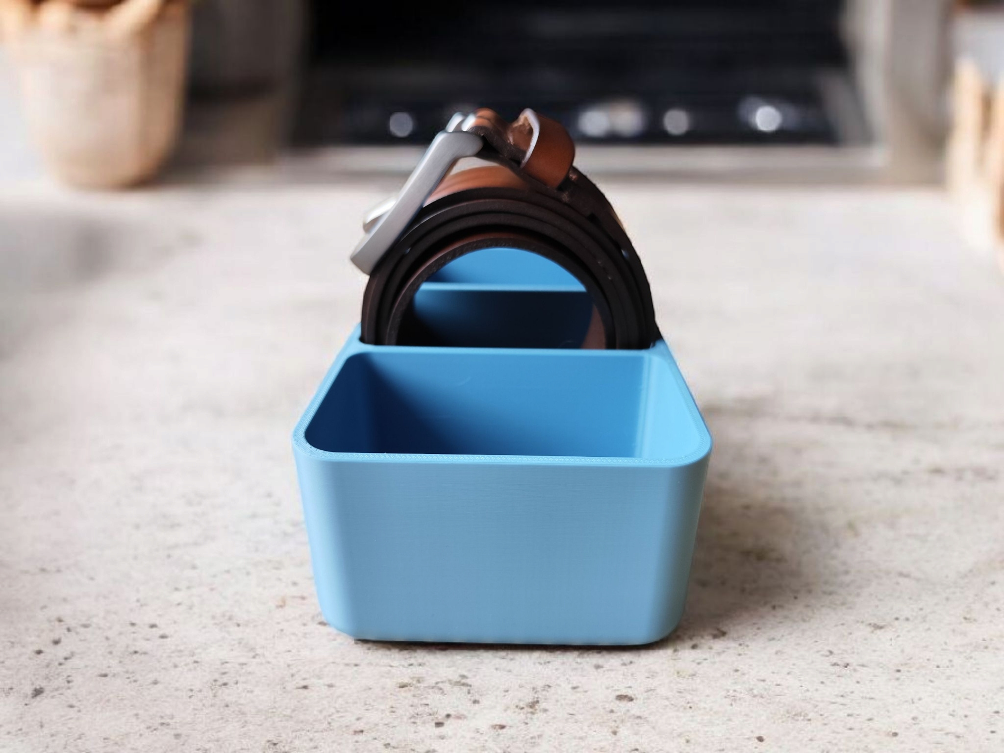 Modern Designed Belt Organizer 3D print product image 2 by Deltaprints