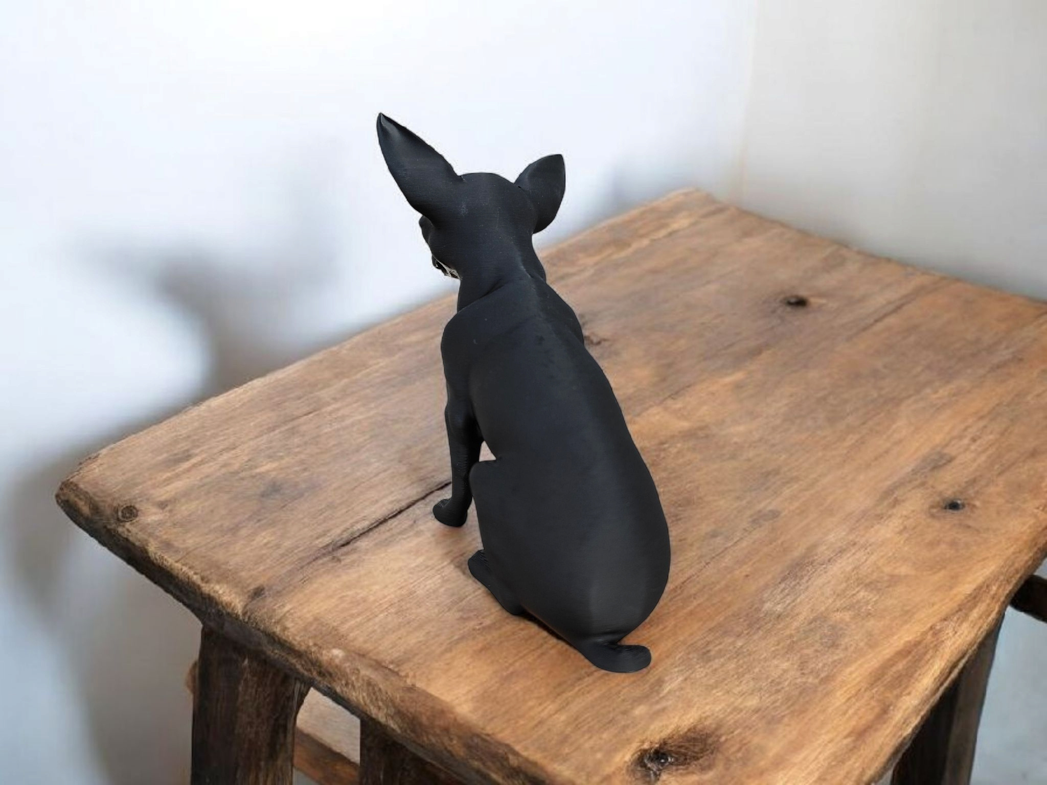 Sculpture #11 – „Chihuahua“ 3D print product image 4 by Deltaprints