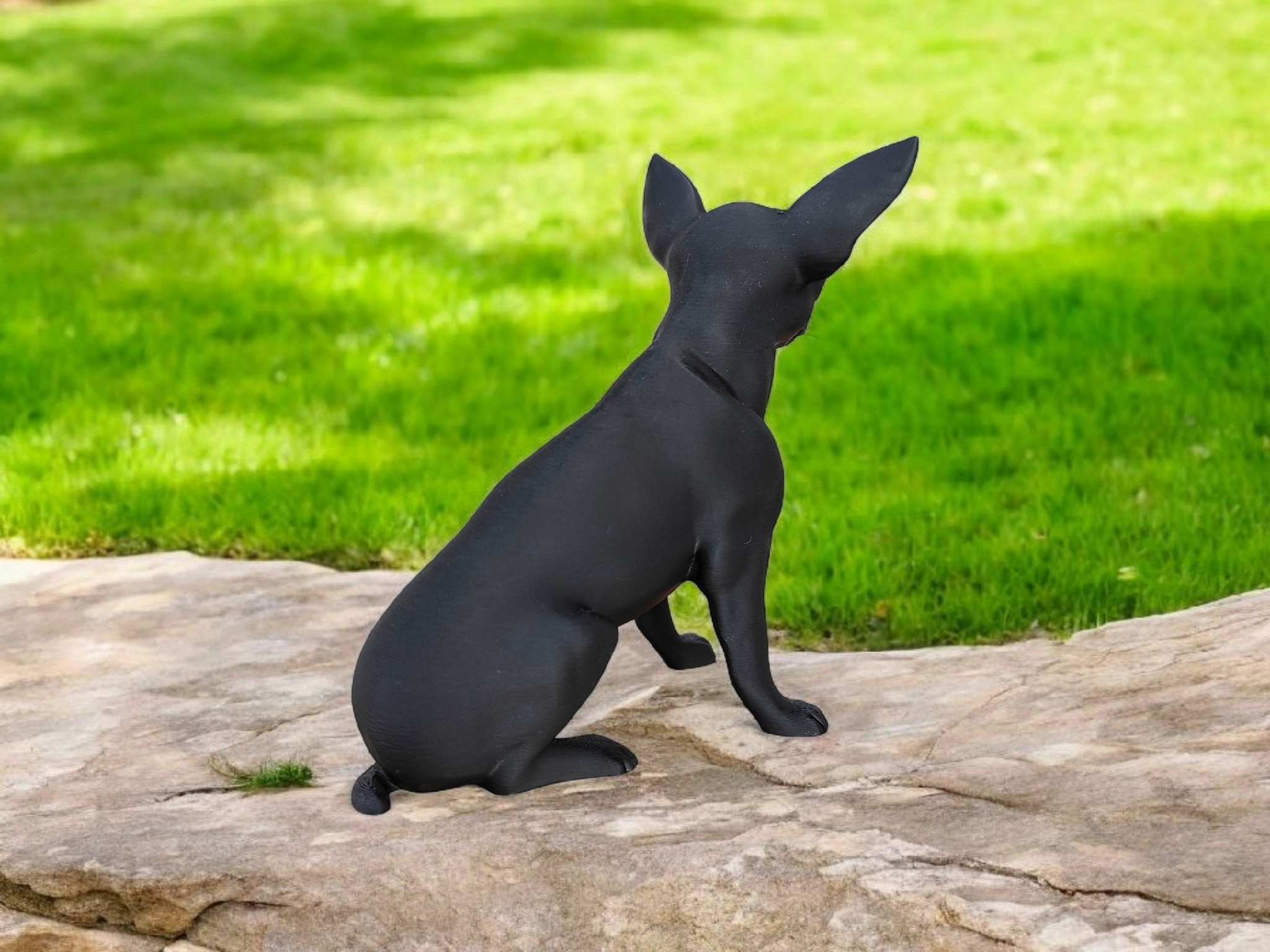 Sculpture #11 – „Chihuahua“ 3D print product image 2 by Deltaprints
