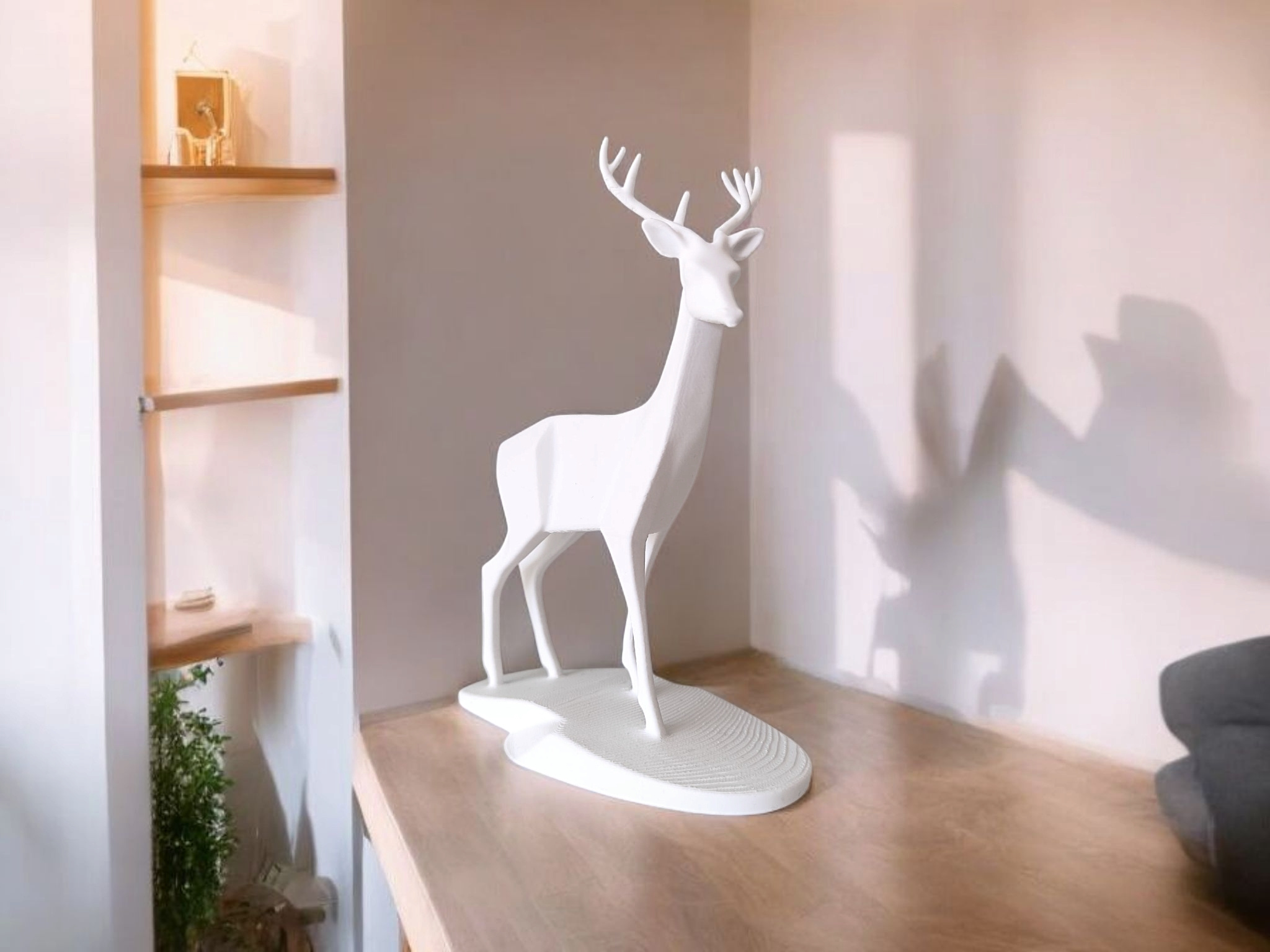 Sculpture #8 – „Stag“ 3D print product image 3 by Deltaprints