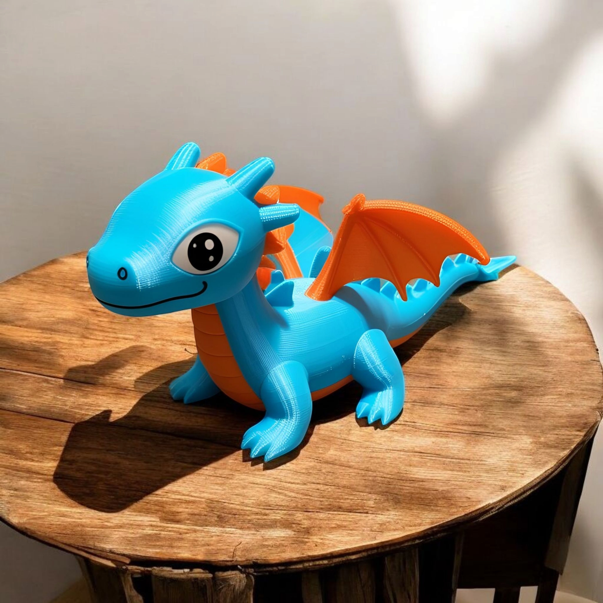 Cute Dragon Figure – Little Guardian 3D print product image 2 by Deltaprints