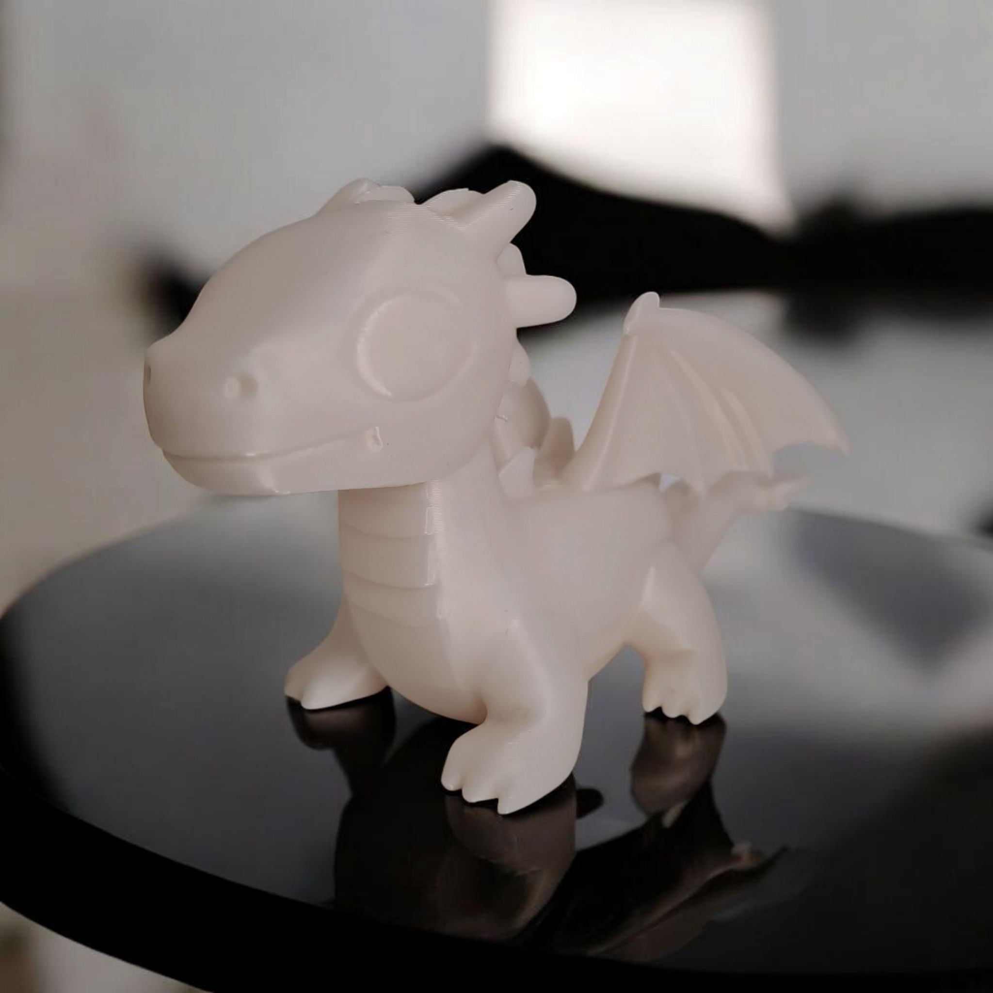 Cute Dragon Figure – Little Guardian 3D print product image 3 by Deltaprints