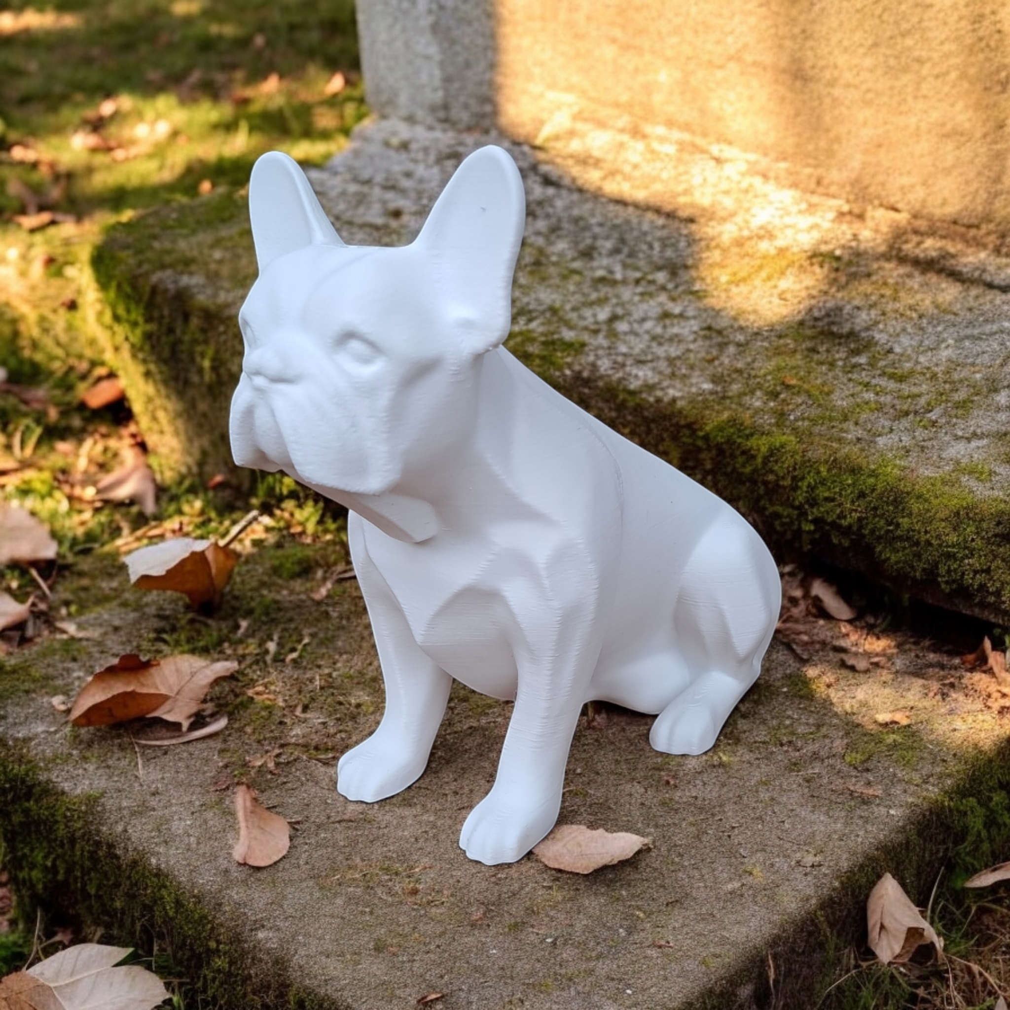 Sculpture #5 – „Frenchie“ 3D print product image 4 by Deltaprints