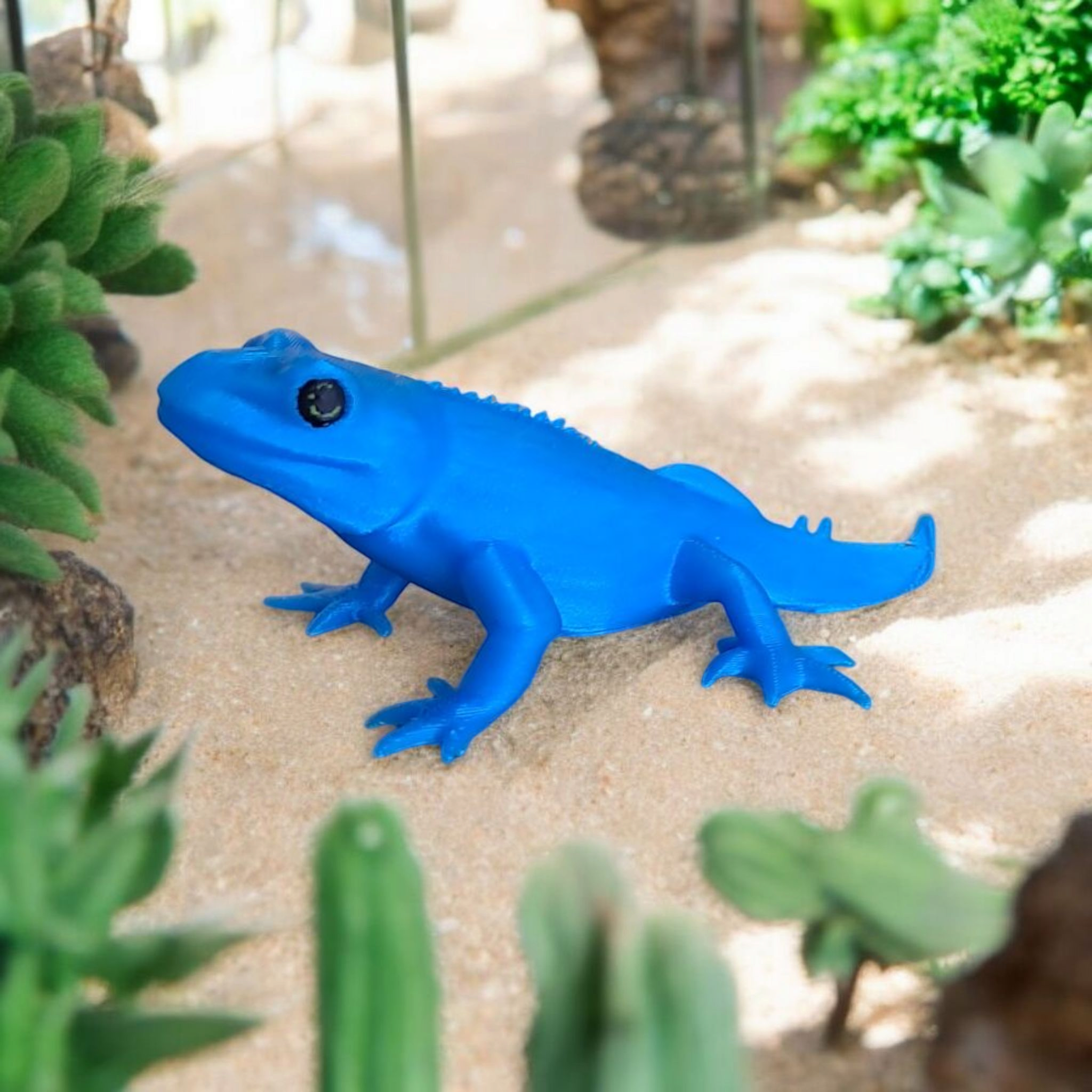 Small Fantasy Lizard, Gecko Figure 3D print product image 2 by Deltaprints
