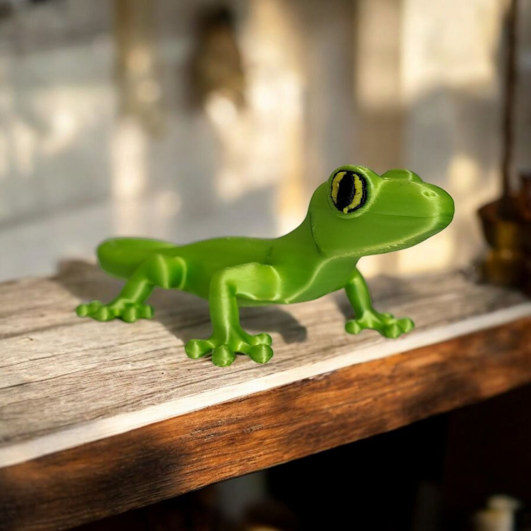 Small Desert Gecko Figure 3D print product image 4 by Deltaprints