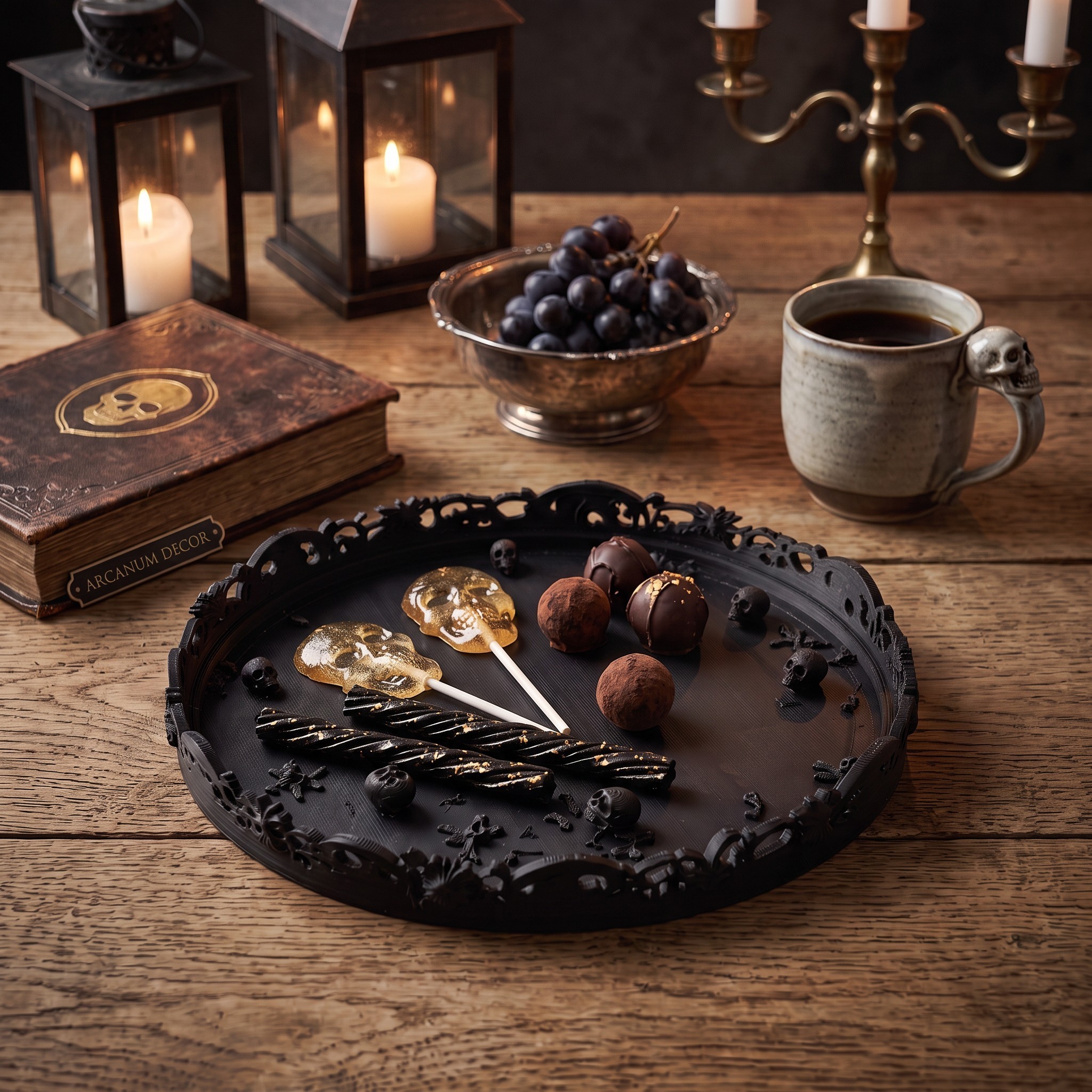 3D Printed Gothic-Style Tray 3D print product image 3 by Deltaprints