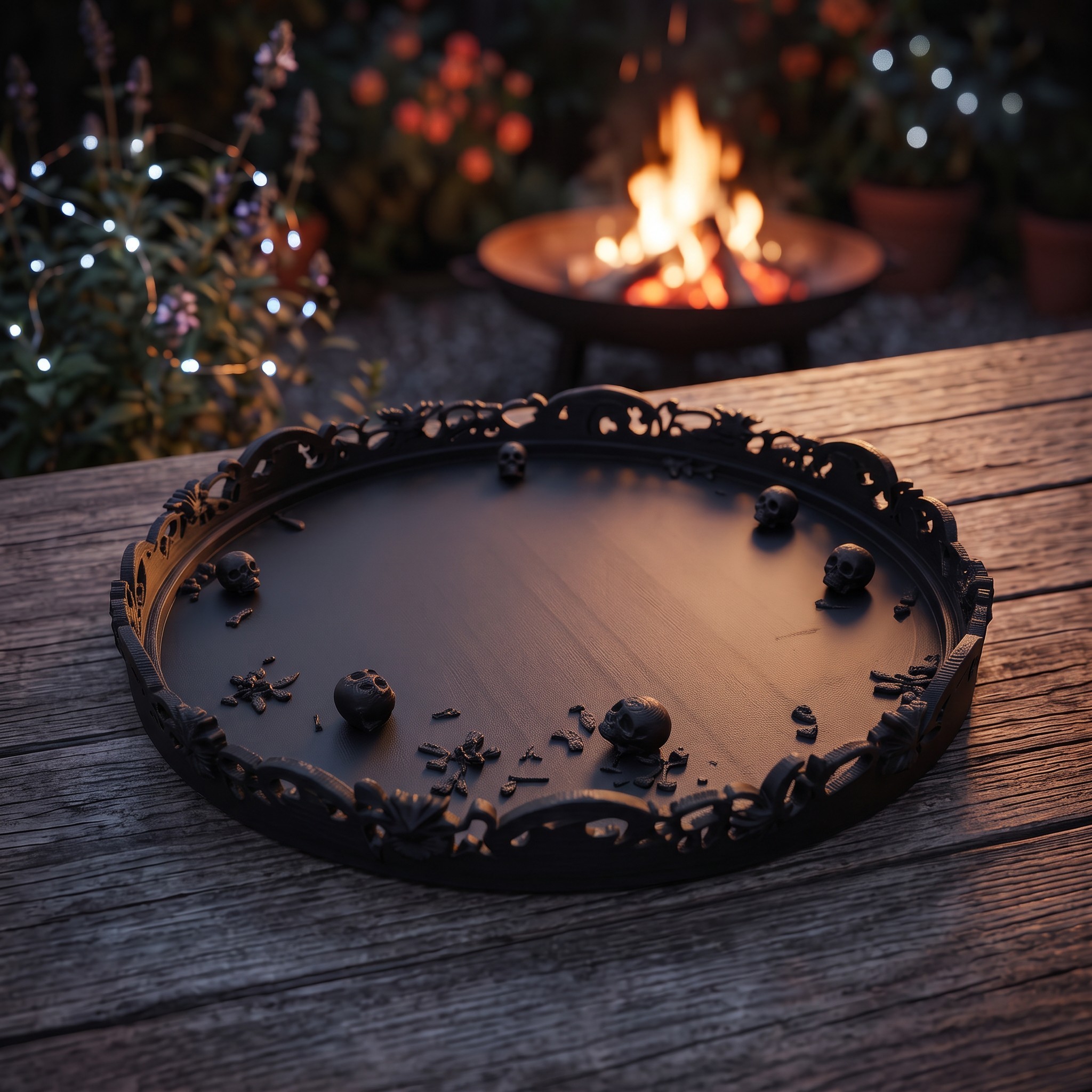 3D Printed Gothic-Style Tray 3D print product image 4 by Deltaprints