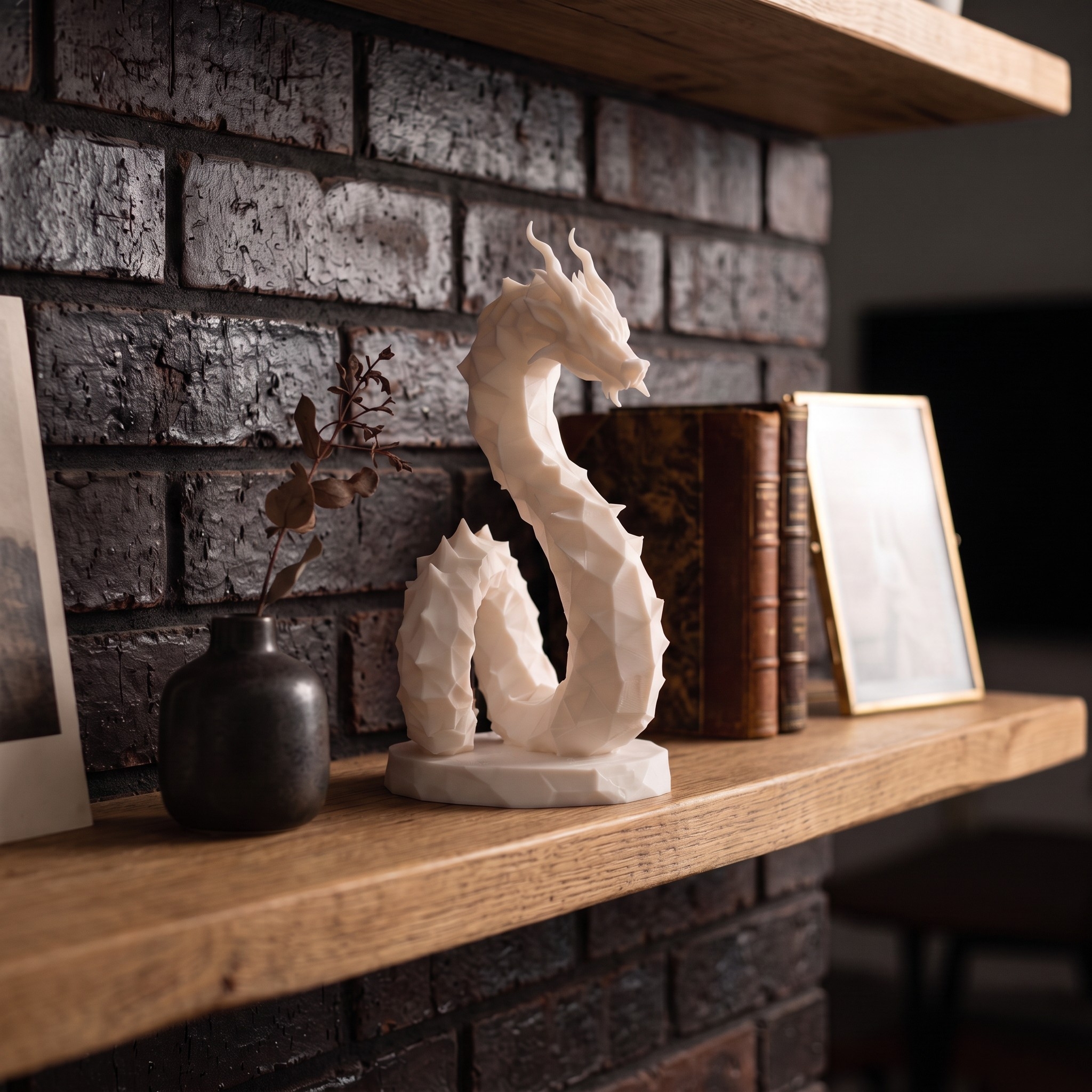 Sculpture #61 – Low Poly Hydra Dragon 3D print product image 2 by Deltaprints