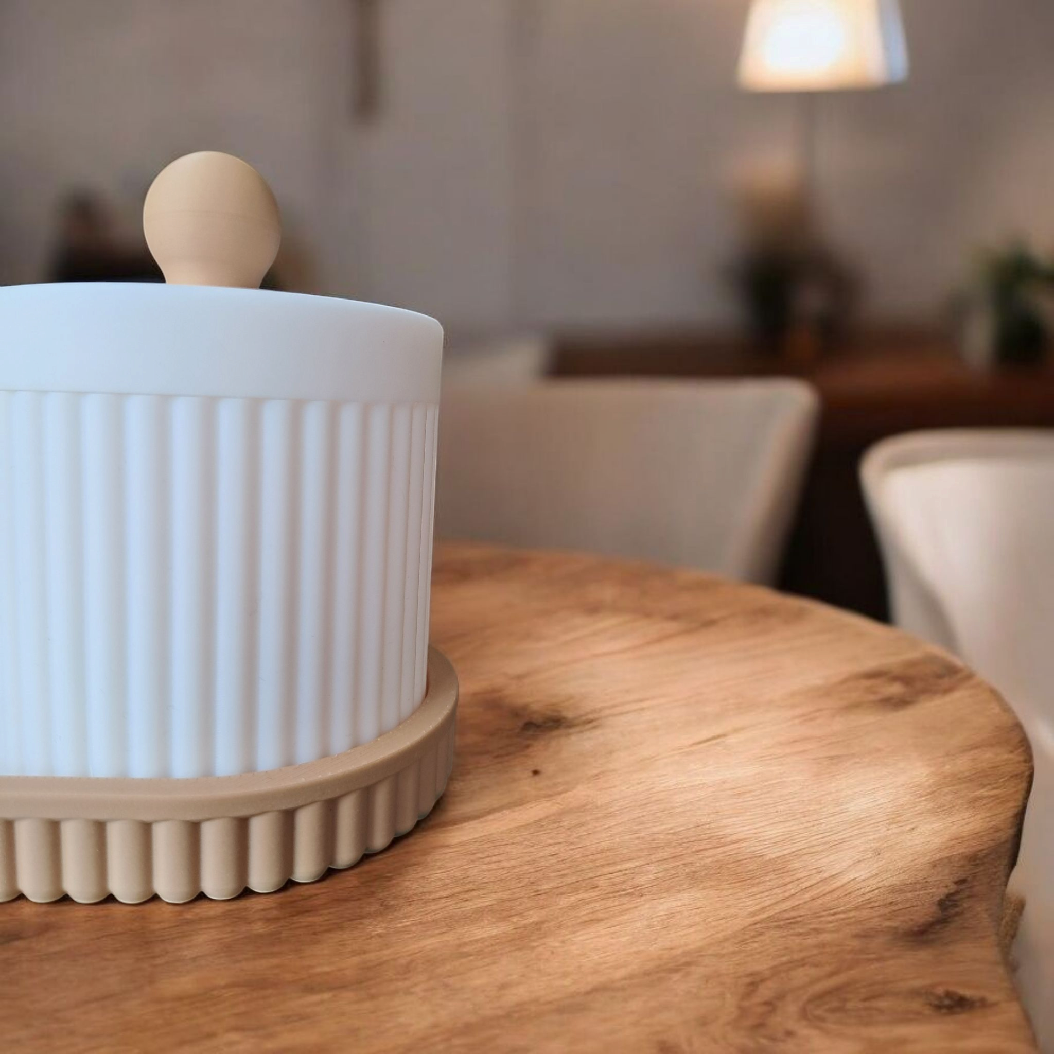 Ribbed Jewelry and Bathroom Organizer Set 3D print product image 3 by Deltaprints