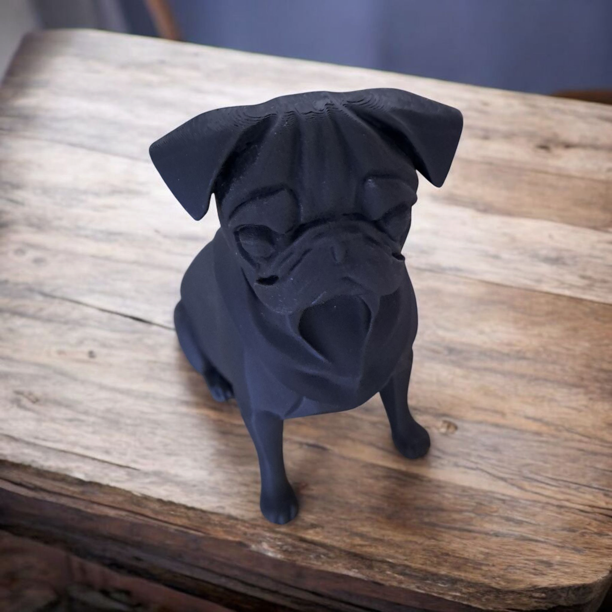 Sculpture #10 – „The Pug“ 3D print product image 3 by Deltaprints