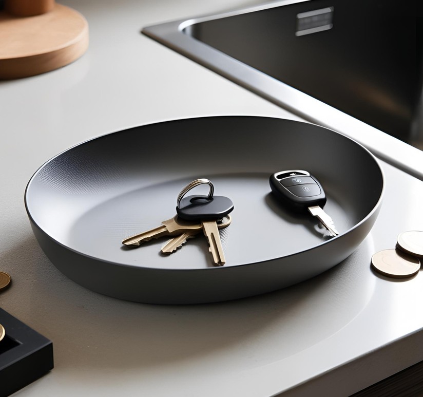 Minimalist, Modern Elliptical Catchall Tray – commercial STL model for 3D printing by Deltaprints
