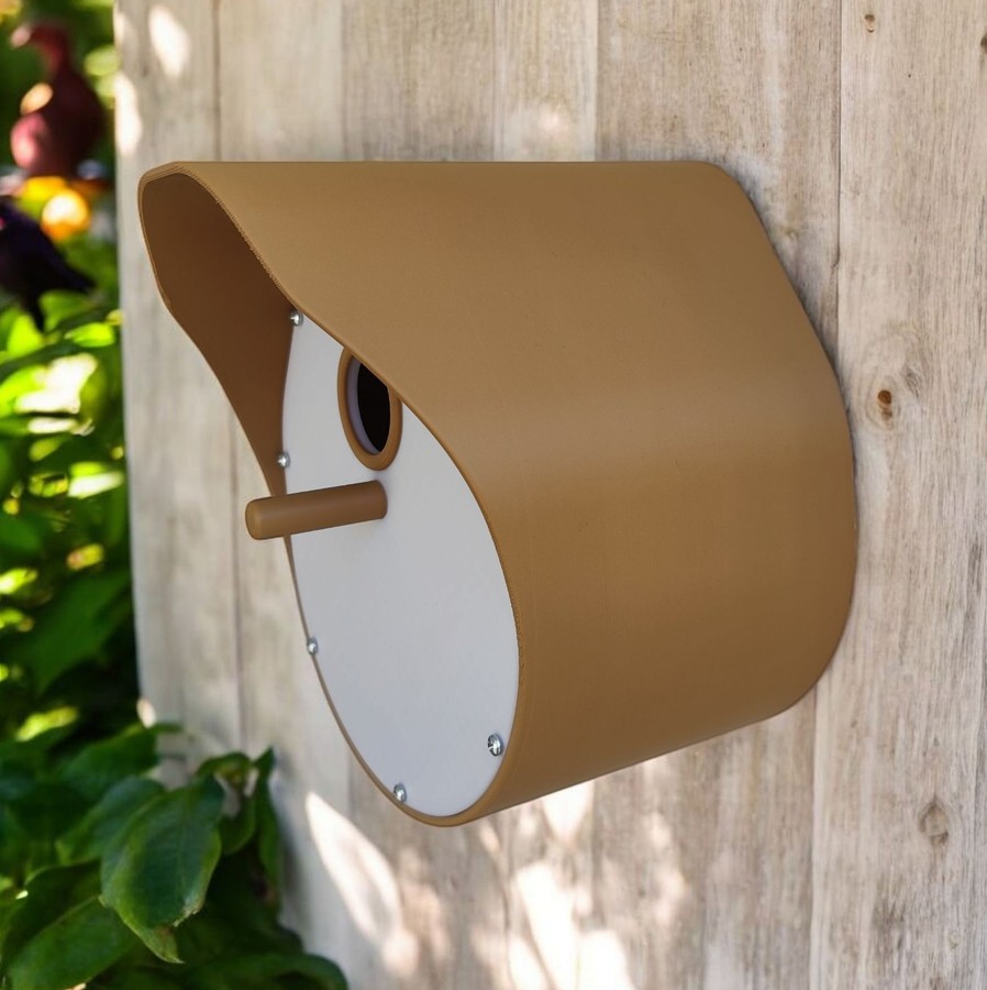 Modernly Designed, Curved Birdhouse – commercial STL model for 3D printing by Deltaprints