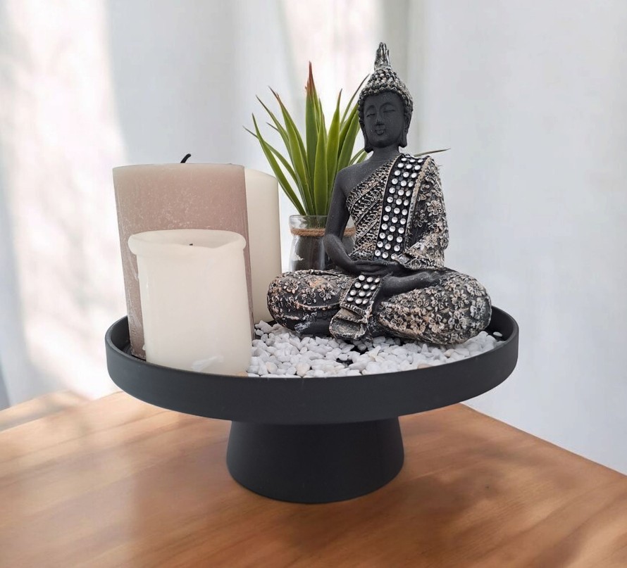 Swirl- Decorative Tray With Stand – commercial STL model for 3D printing by Deltaprints