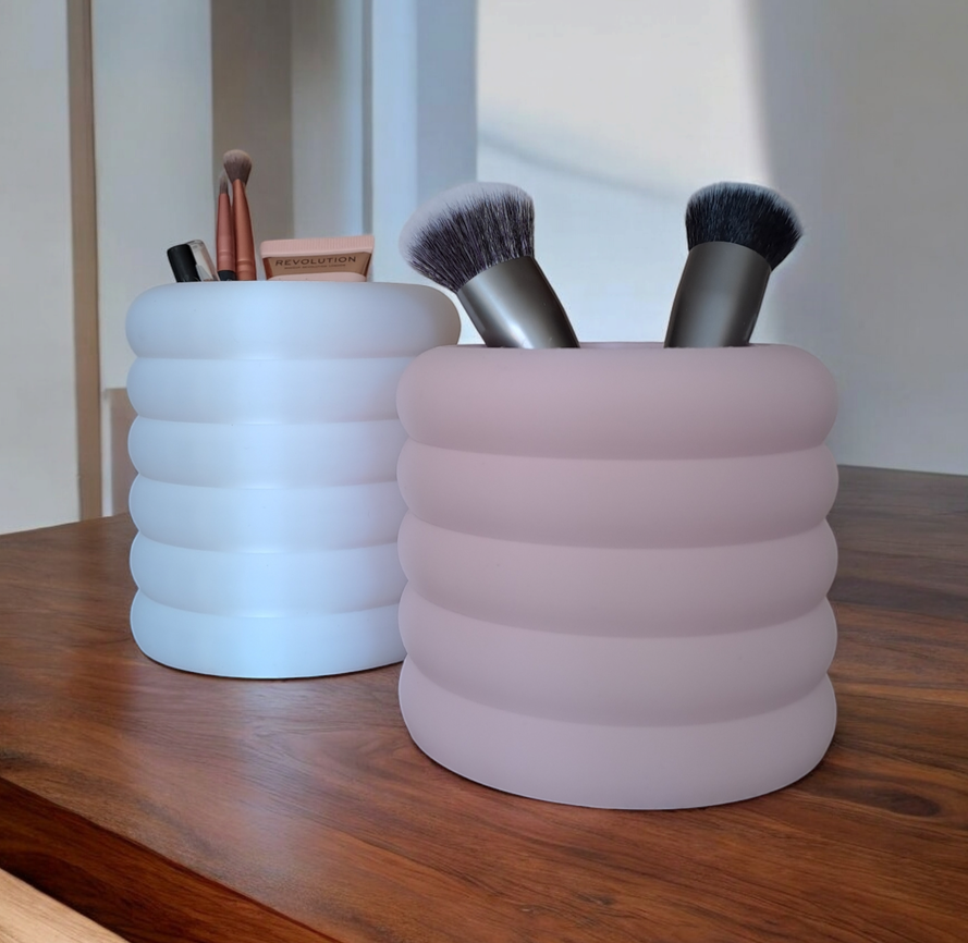Two-Piece Make-Up Organizer Set commercial STL file Bathroom Stuff by Deltaprints