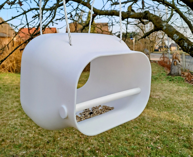 Bird Feeding Station – commercial STL model for 3D printing by Deltaprints