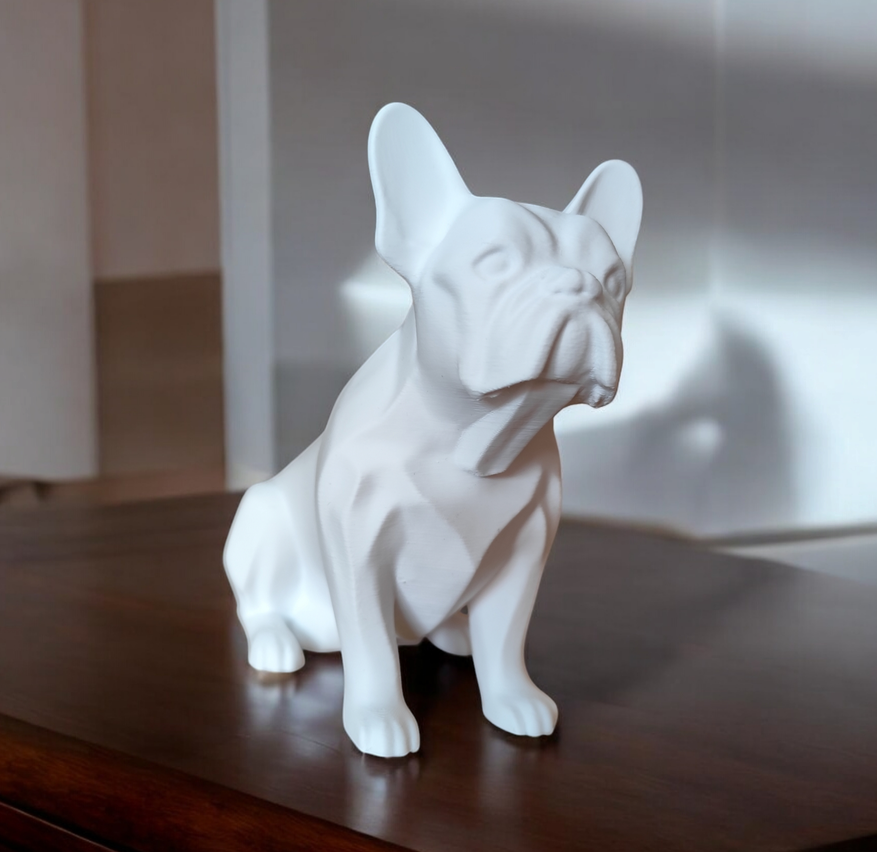 Sculpture #5 – „Frenchie“ – commercial STL model for 3D printing by Deltaprints