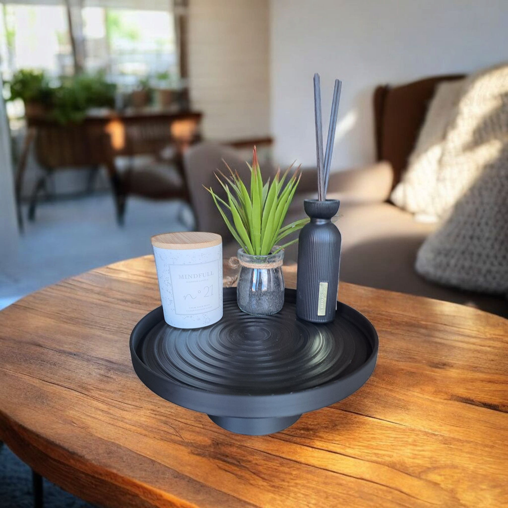 Swirl- Decorative Tray With Stand 3D print product image 3 by Deltaprints