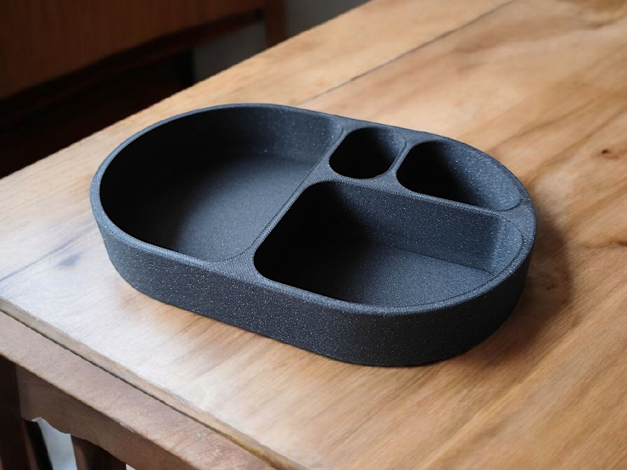 Modern Rounded Key and Coin Tray 3D print product image 4 by Deltaprints