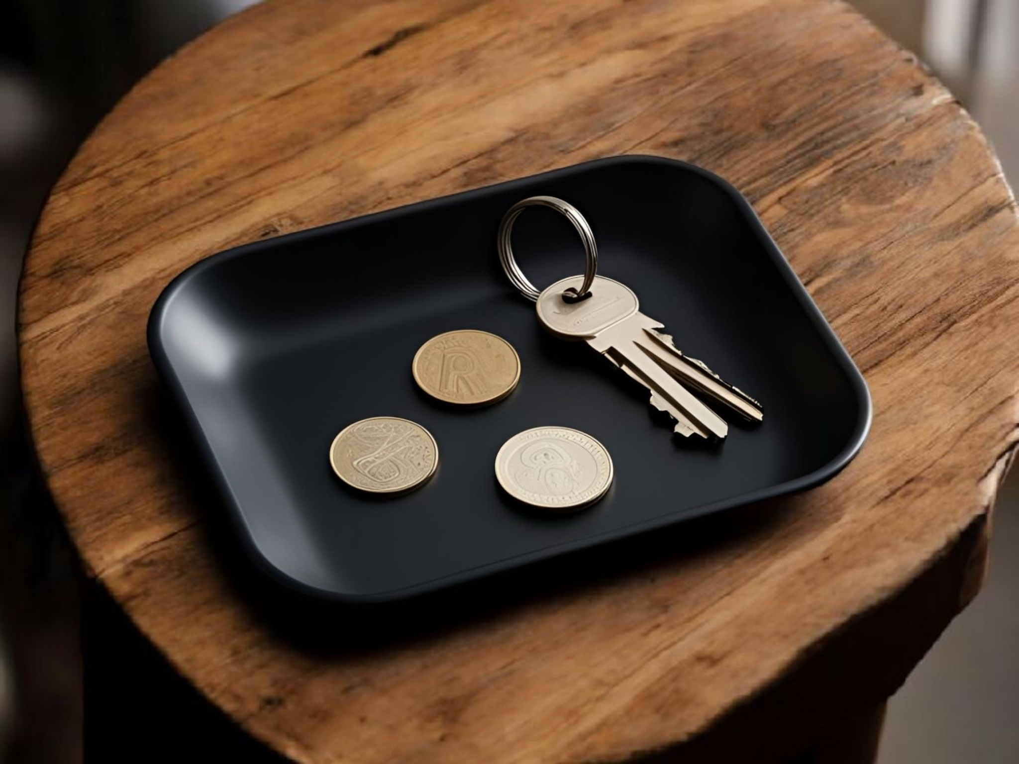 Small Modern Key and Coin Tray, Design Catchalltray 3D print product image 2 by Deltaprints