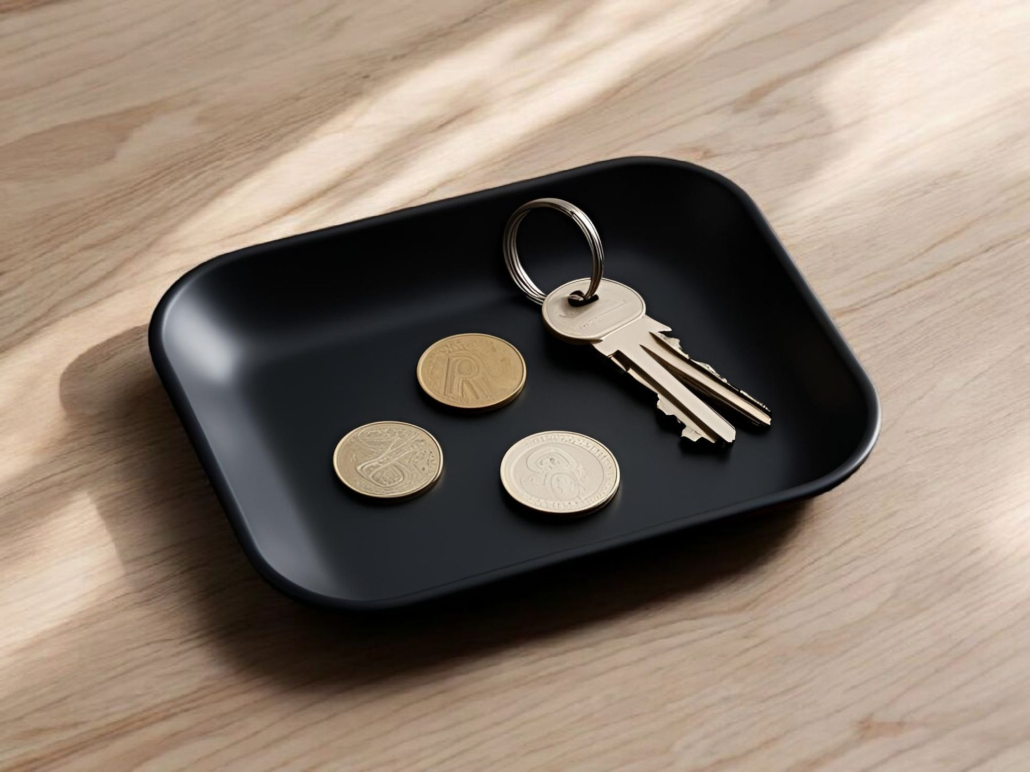 Small Modern Key and Coin Tray, Design Catchalltray 3D print product image 4 by Deltaprints