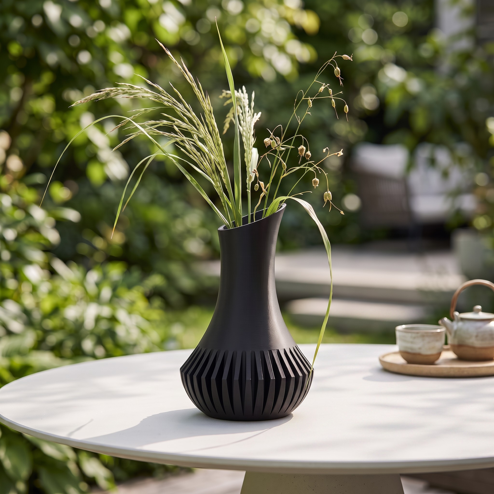 Modern minimalist vase „Veluna“ 3D print product image 3 by Deltaprints