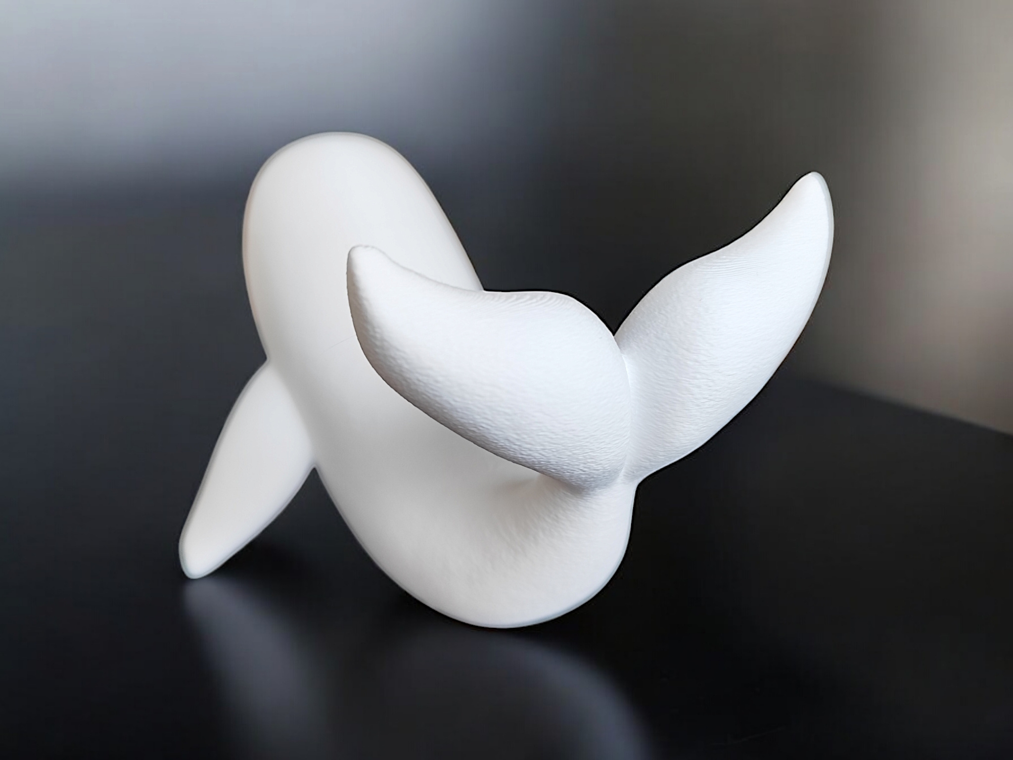 Sculpture #4 – „TheWhale“ 3D print product image 3 by Deltaprints