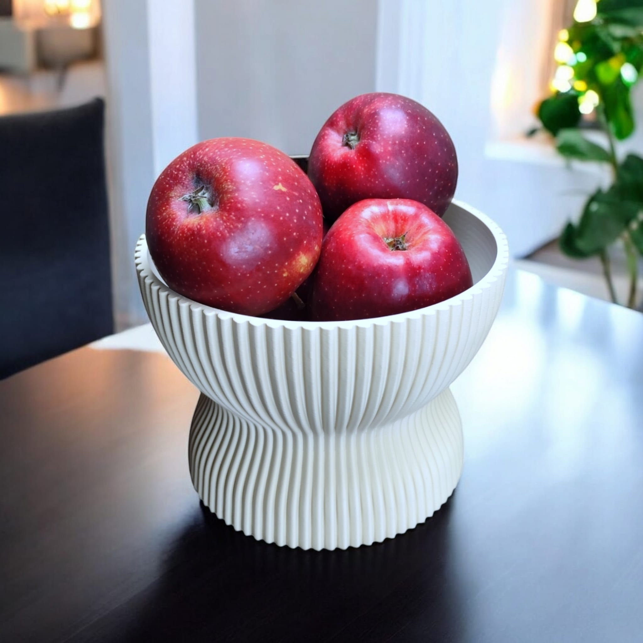 Ribbed Vintage Double Bowl „Emma“ 3D print product image 4 by Deltaprints
