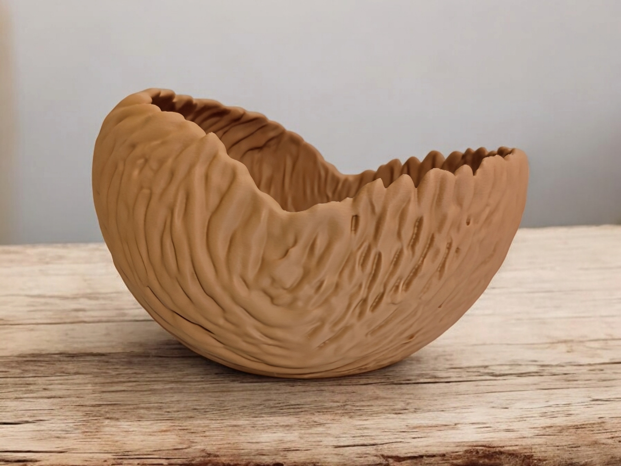 Organically Shaped Design Bowl 3D print product image 4 by Deltaprints
