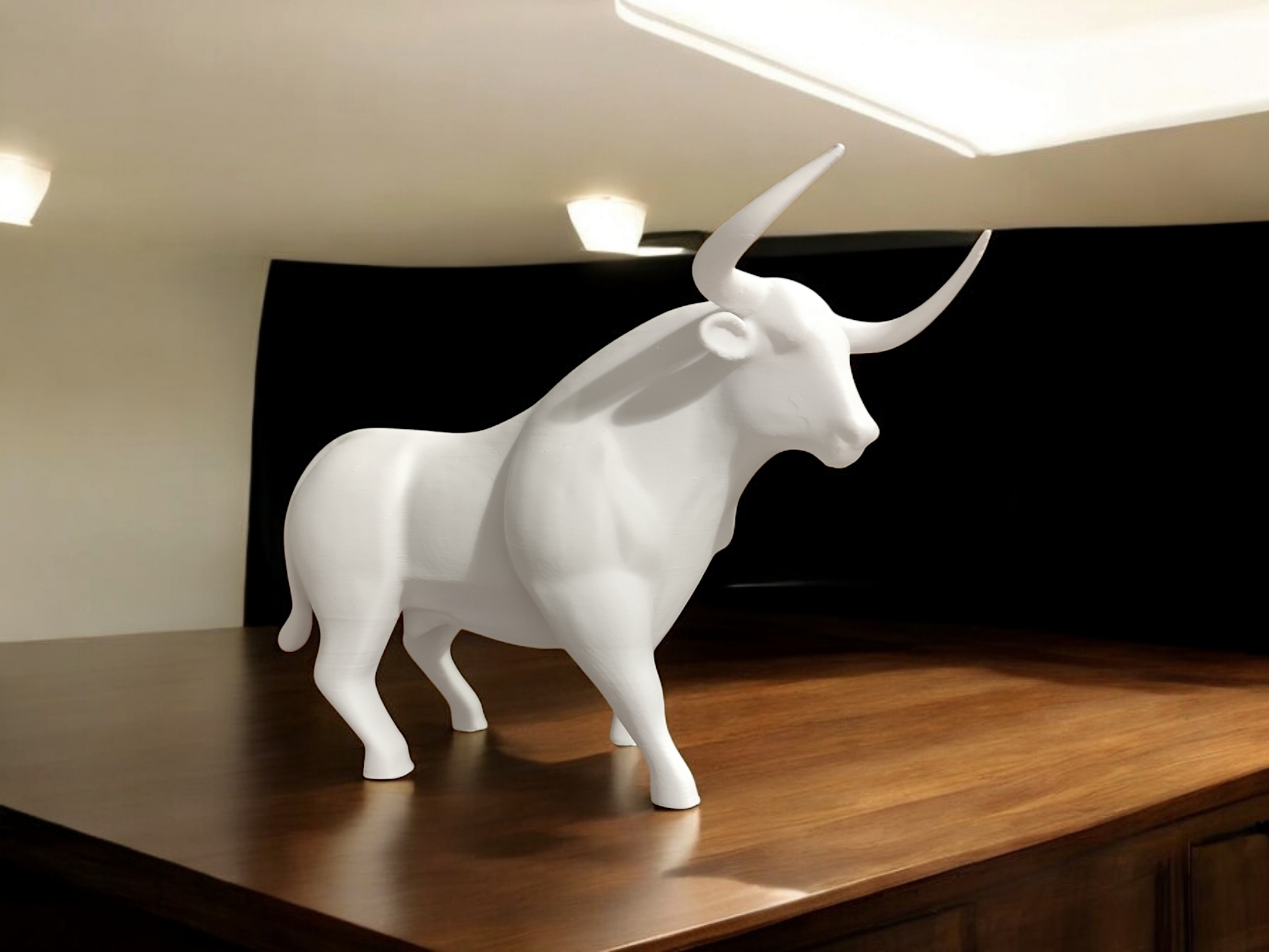Sculpture #1 – „Bull“ 3D print product image 4 by Deltaprints