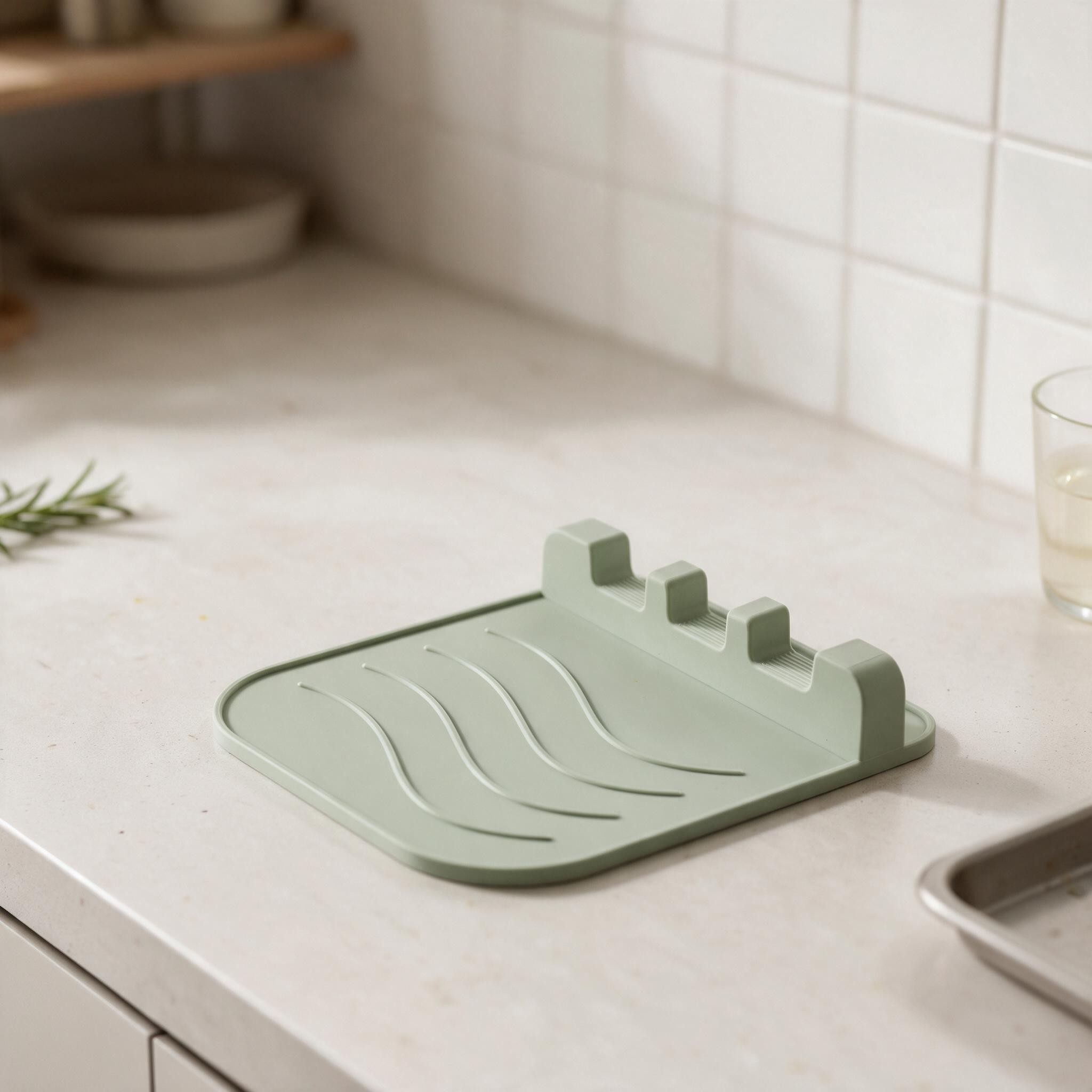 The CookSitter 3.0 – Cooking utensil rest 3D print product image 3 by Deltaprints