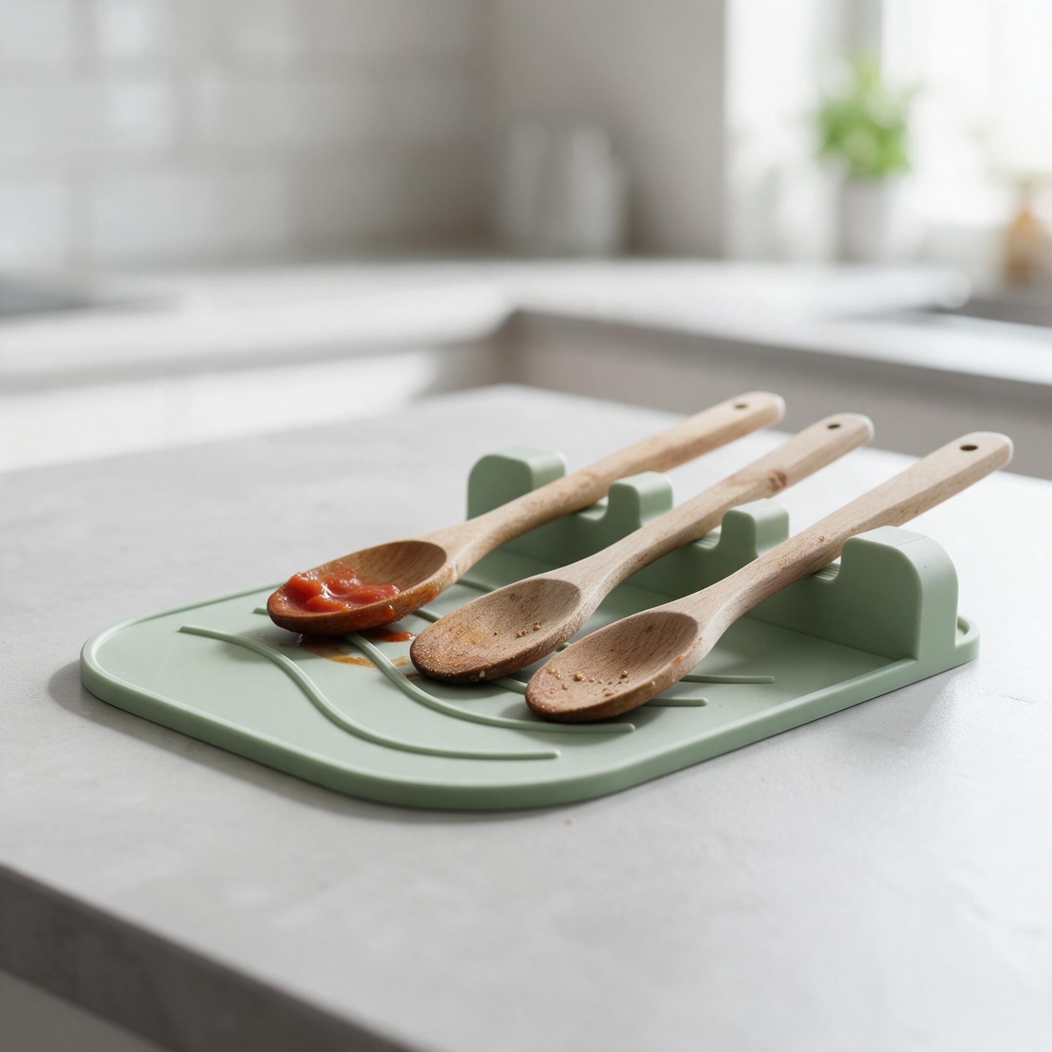 The CookSitter 3.0 – Cooking utensil rest 3D print product image 2 by Deltaprints