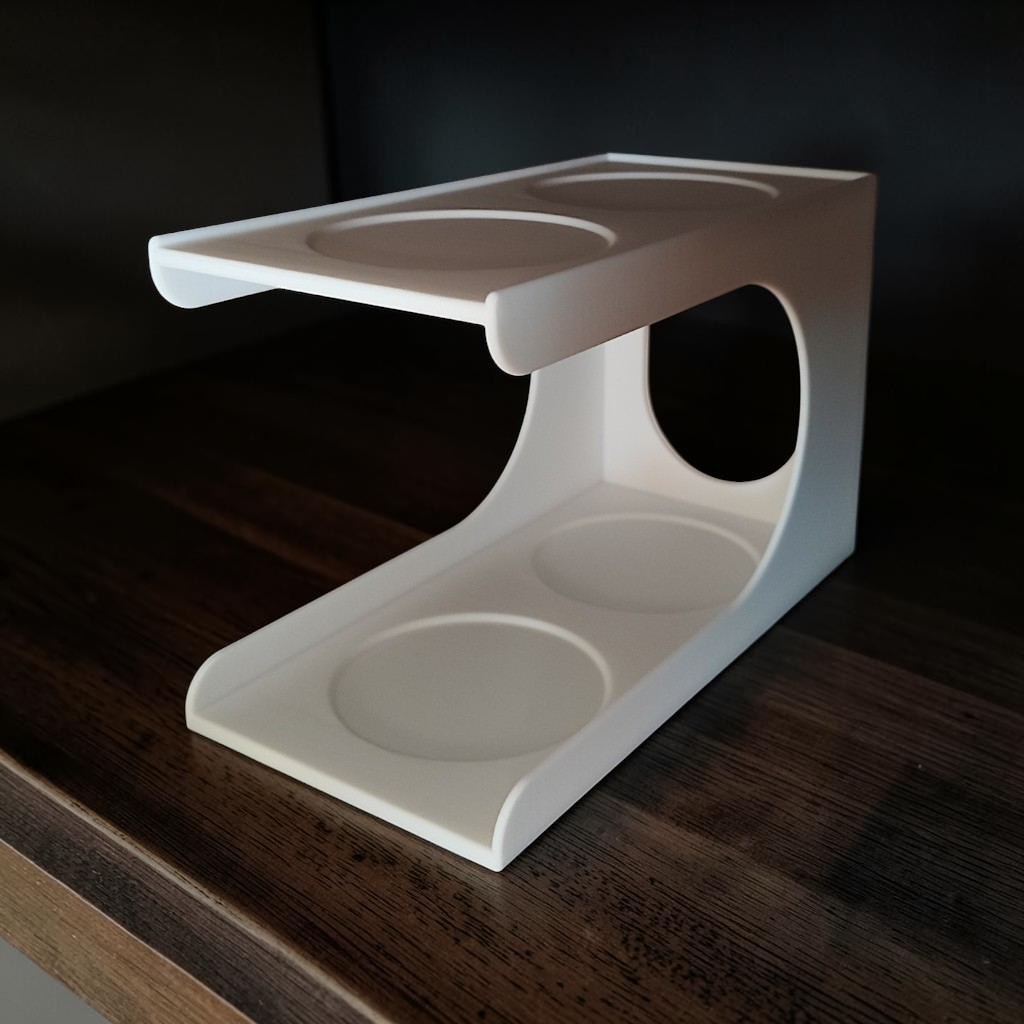 „Cupstack“ – Vertical Cup Organizer 3D print product image 4 by Deltaprints