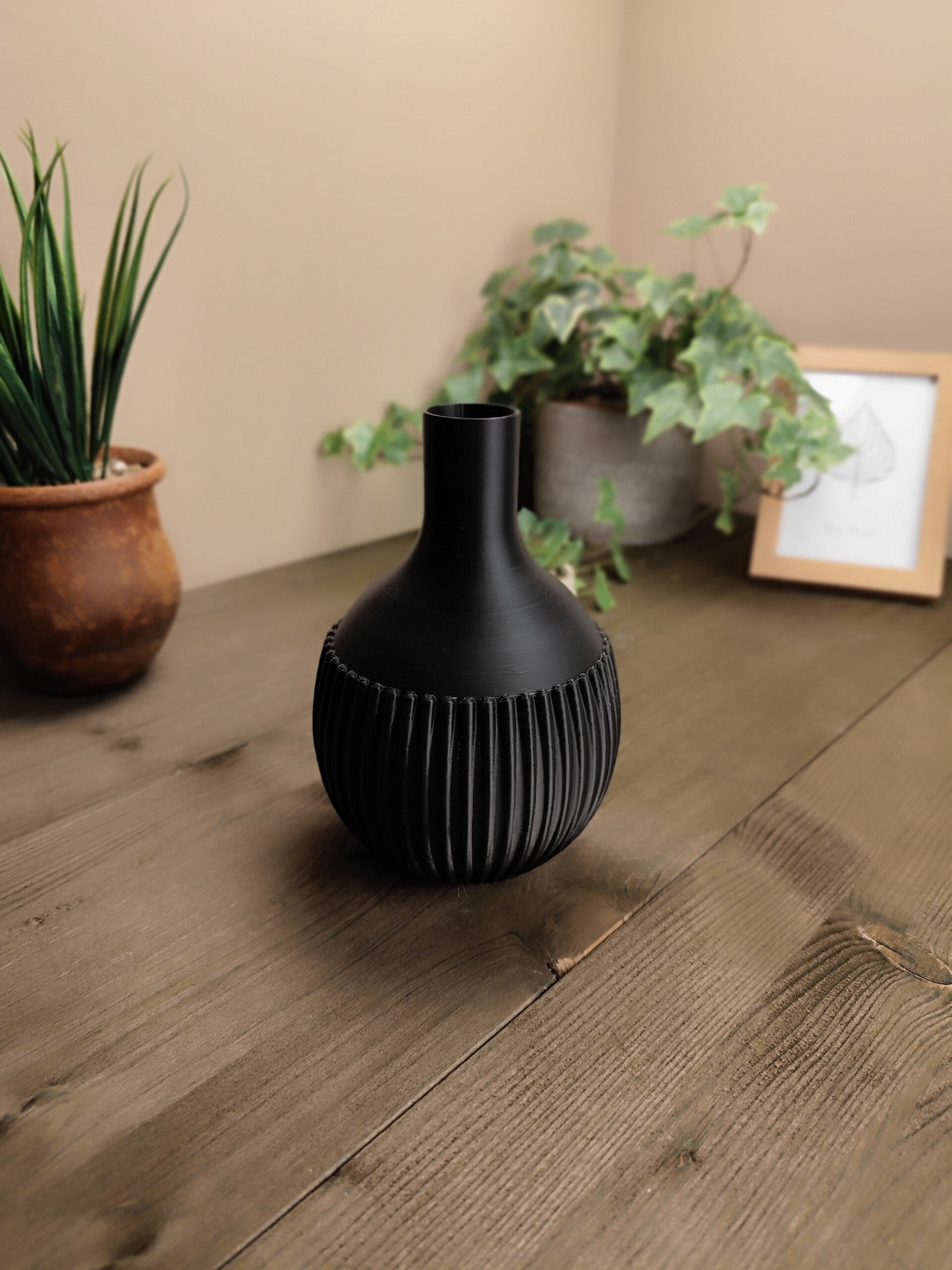 Design vase “Half ribbed” 3D print product image 3 by Deltaprints
