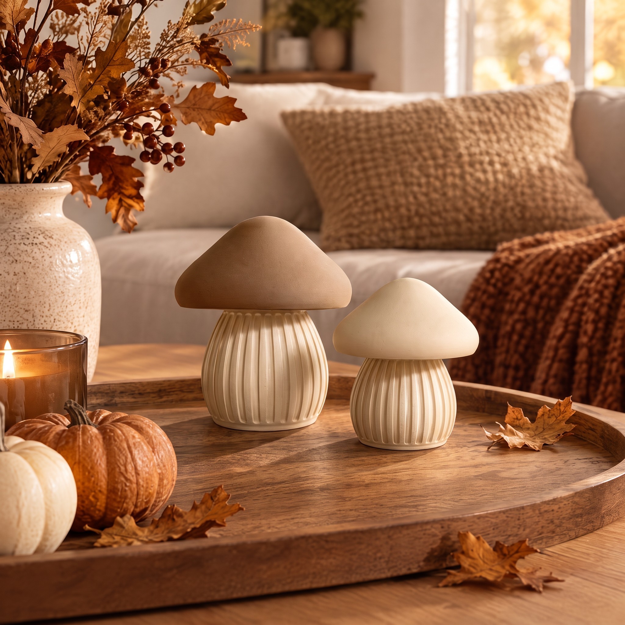 Modern Ribbed Mushroom Containers 3D print product image 4 by Deltaprints