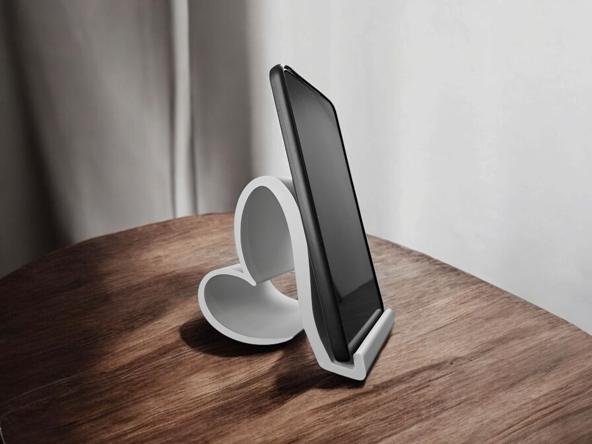 Smartphone holder „Valentine“ 3D print product image 4 by Deltaprints