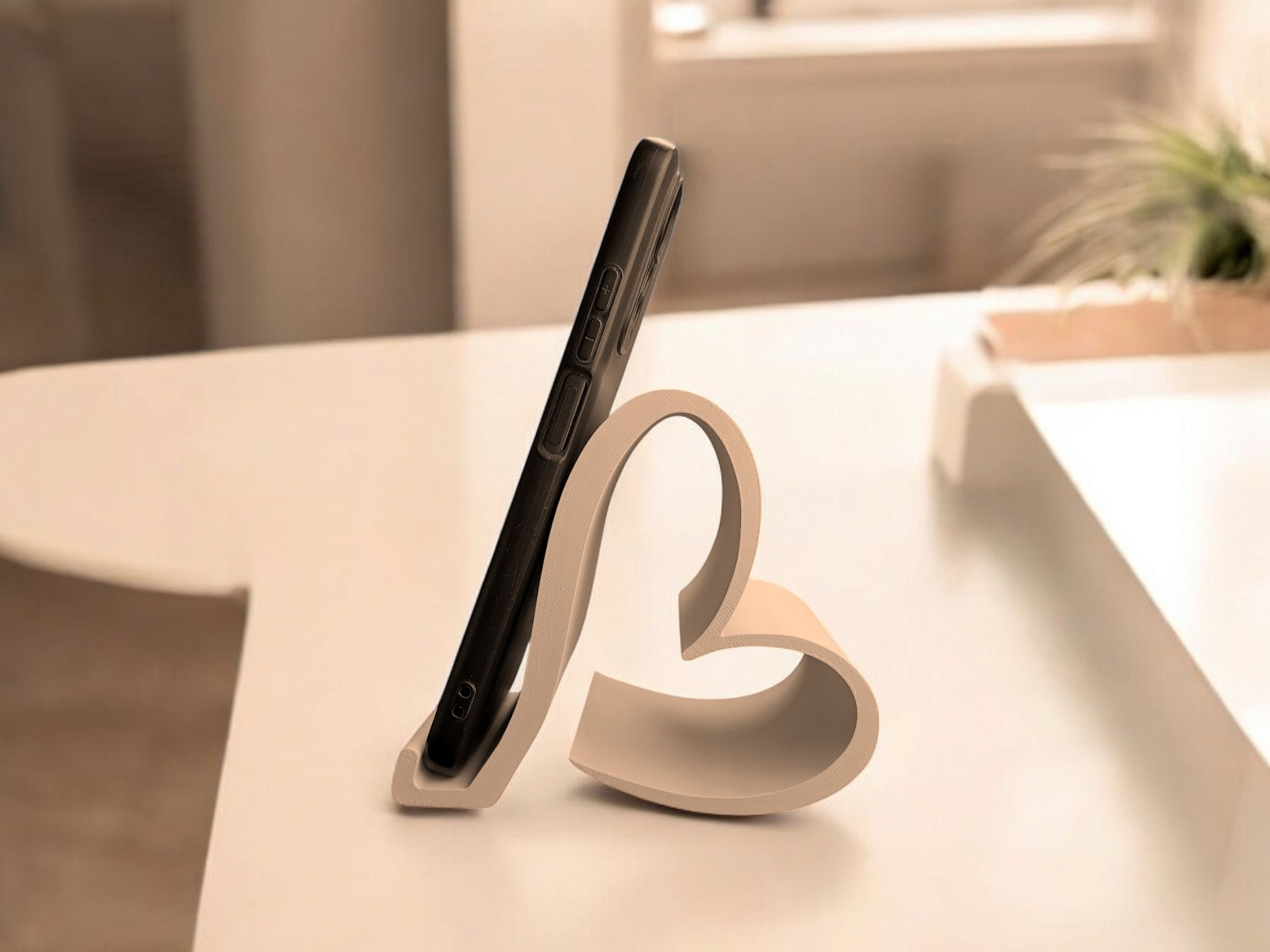Smartphone holder „Valentine“ 3D print product image 2 by Deltaprints