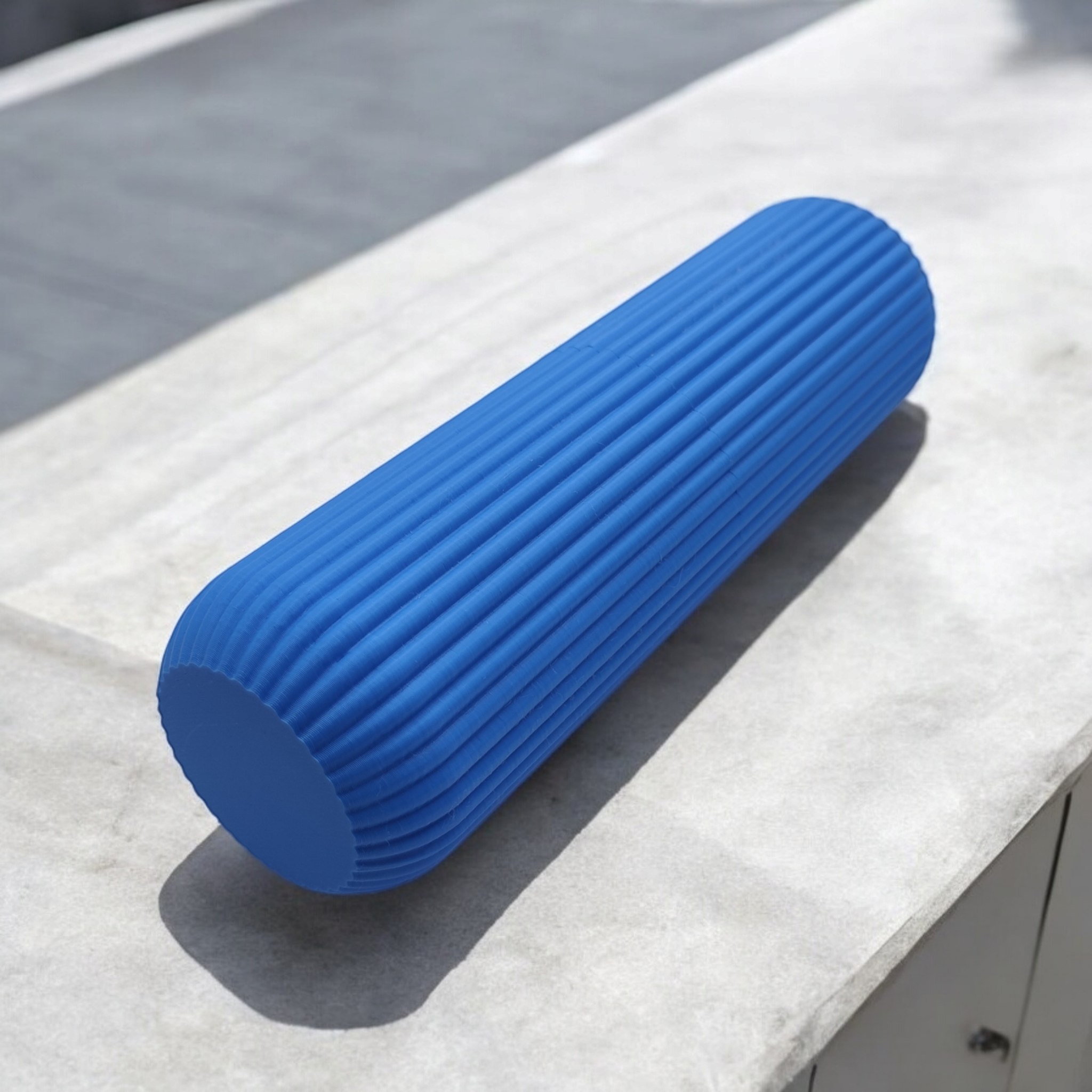 Ribbed Toothbrush and Toothpaste Travel Case 3D print product image 4 by Deltaprints