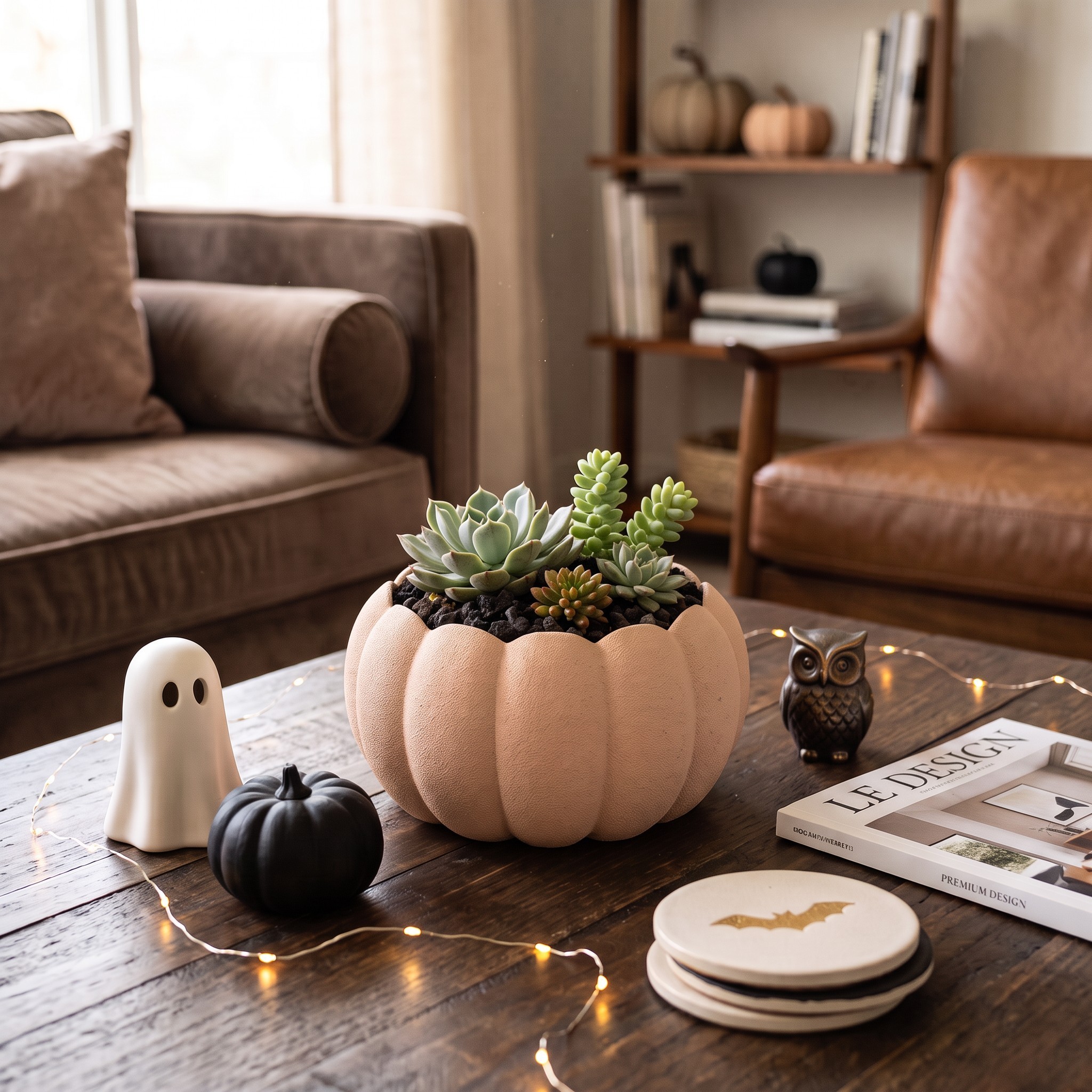 Cute autumnal pumpkin planter 3D print product image 2 by Deltaprints