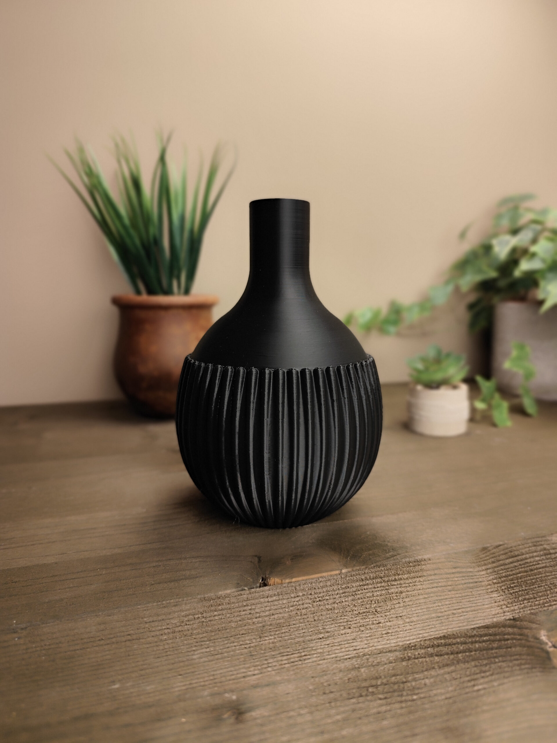 Design vase “Half ribbed” 3D print product image 2 by Deltaprints
