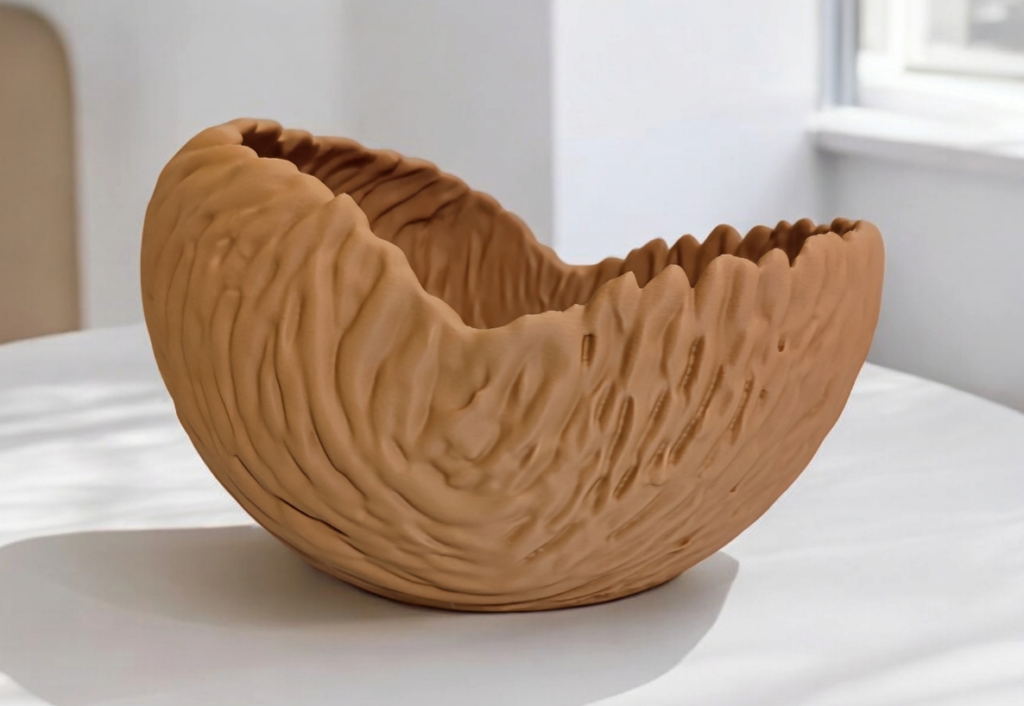 Organically Shaped Design Bowl – commercial STL model for 3D printing by Deltaprints