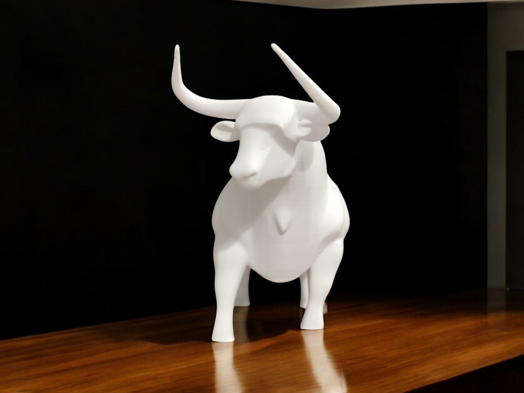 Sculpture #1 – „Bull“ – commercial STL model for 3D printing by Deltaprints