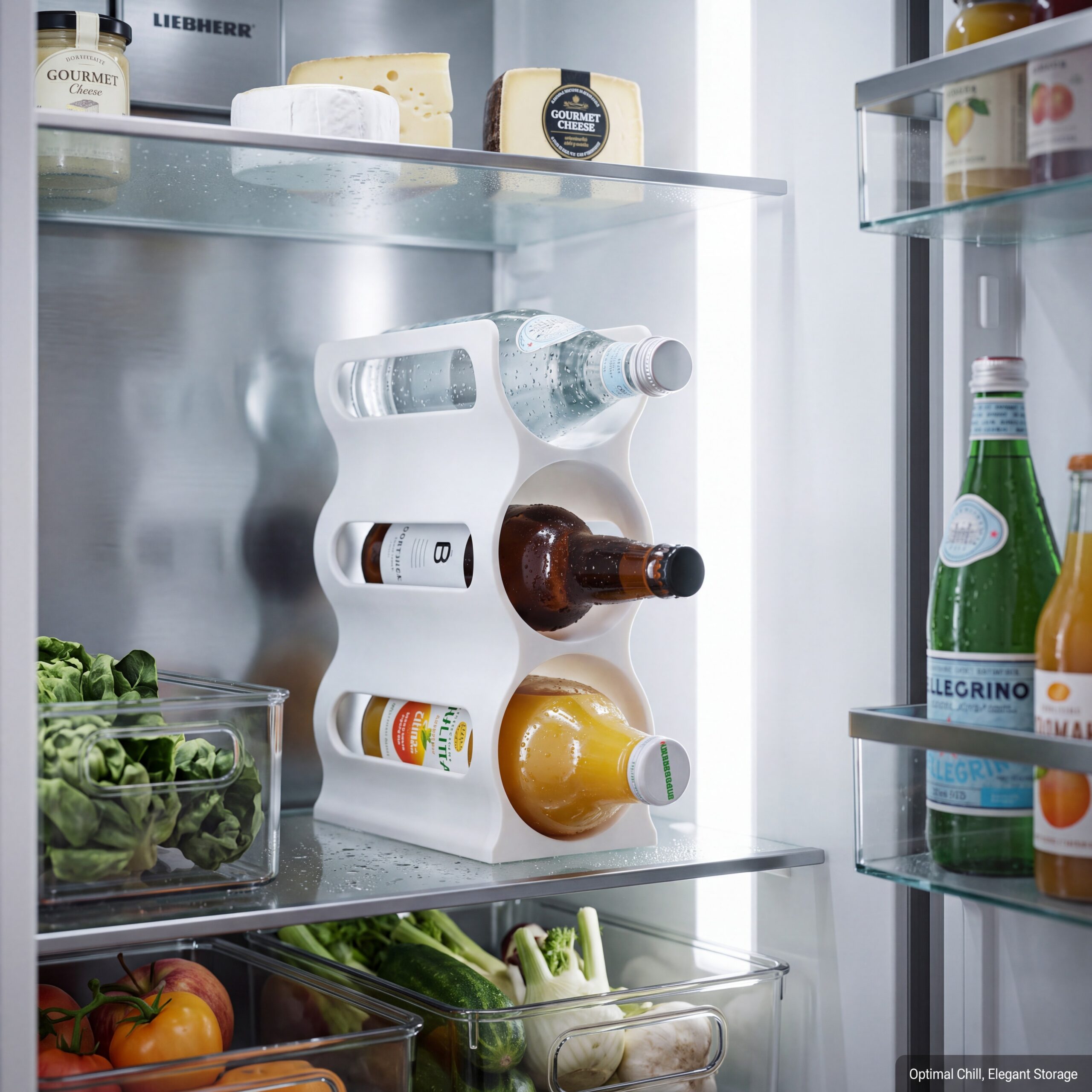Smart bottle rack 3D print product image 2 by Deltaprints