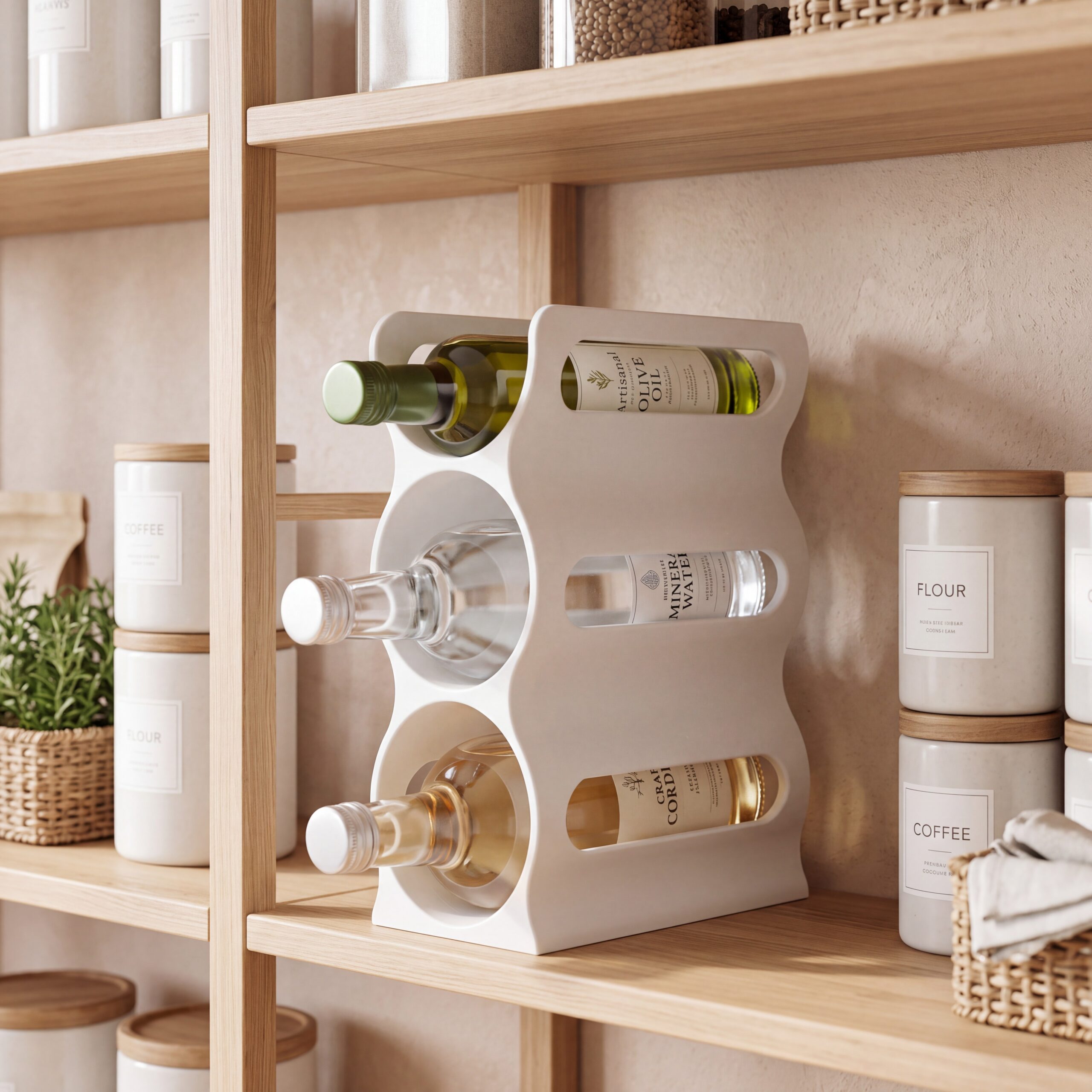 Smart bottle rack 3D print product image 3 by Deltaprints