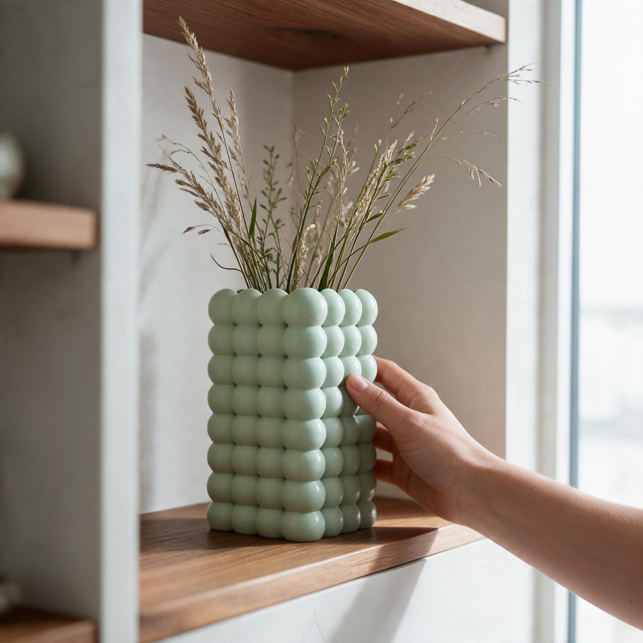 Modern Bubble Vase 3D print product image 2 by Deltaprints