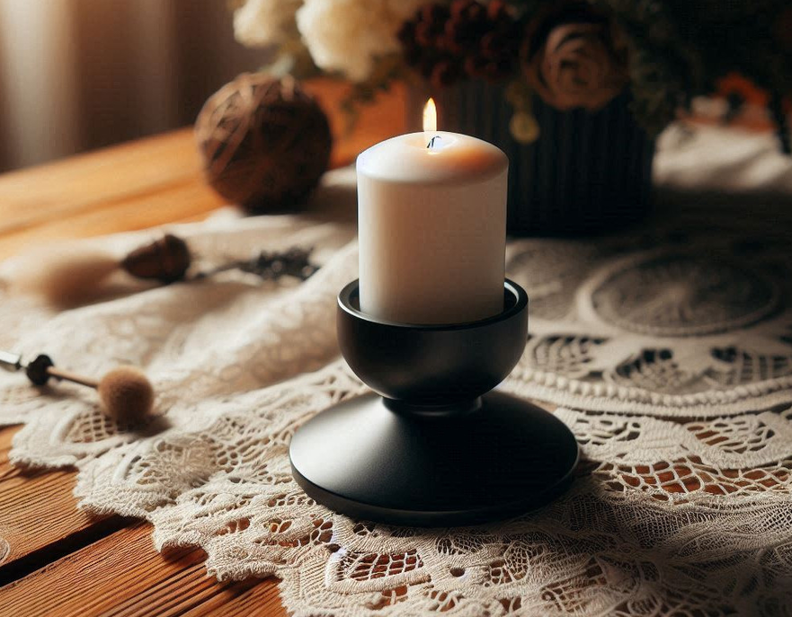Minimalist Candlestick, Candle Holder – commercial STL model for 3D printing by Deltaprints