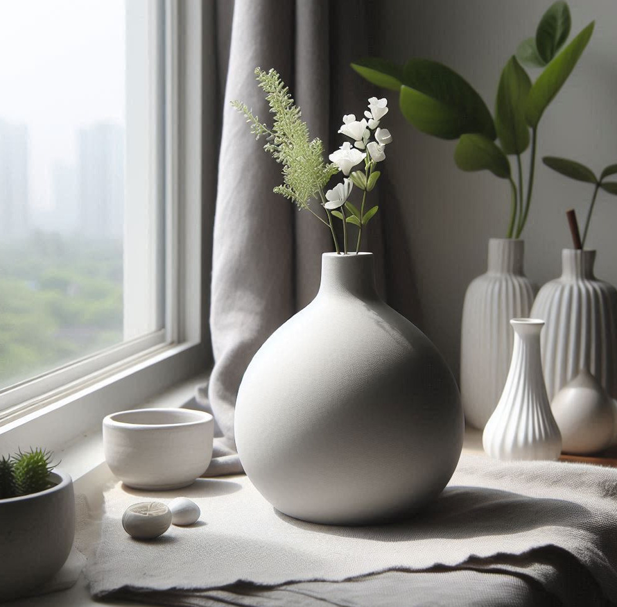 Designer Vase „Drop“ – commercial STL model for 3D printing by Deltaprints
